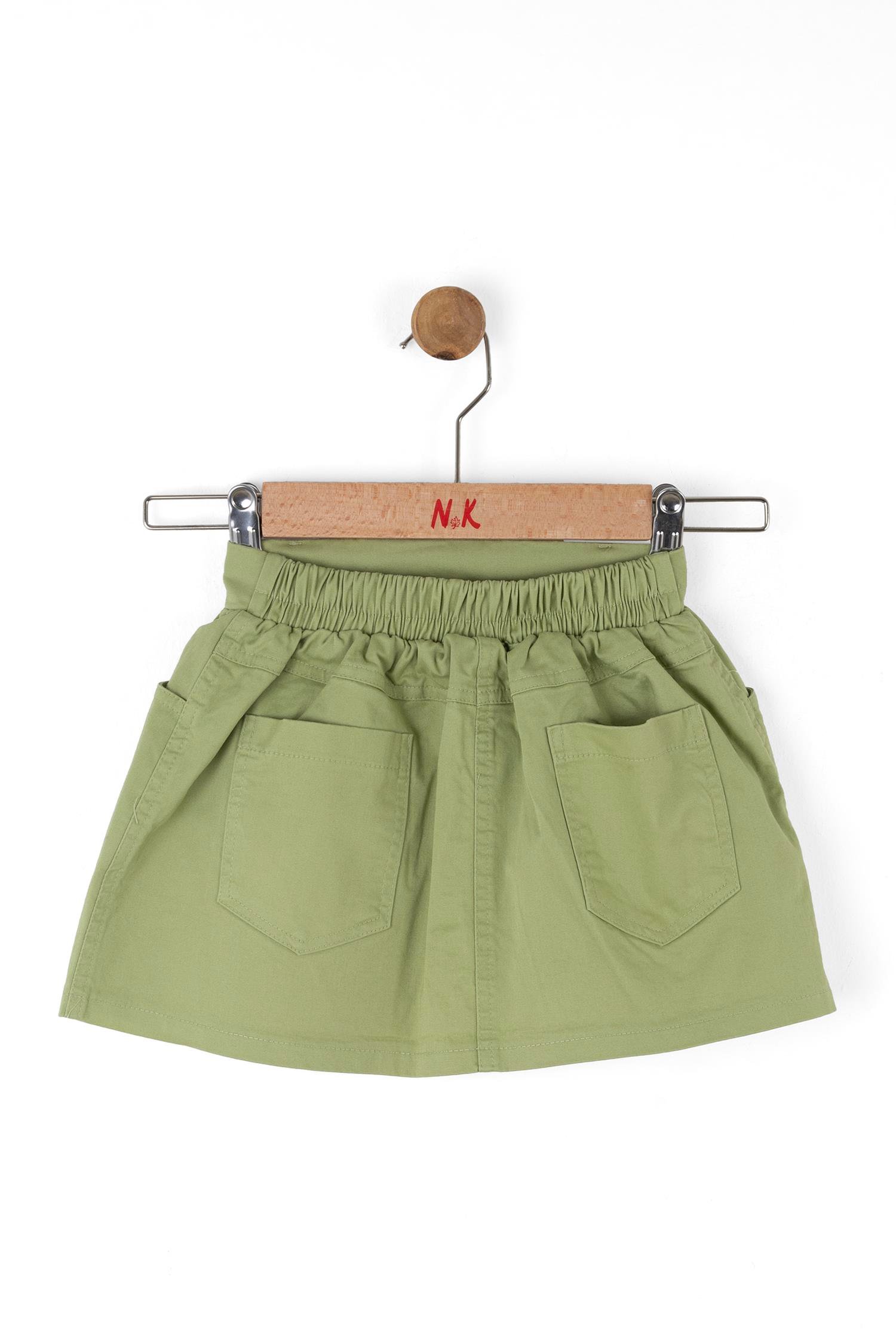 Nk Kız Çocuk Brush Etek 4-8 Yaş Yeşil