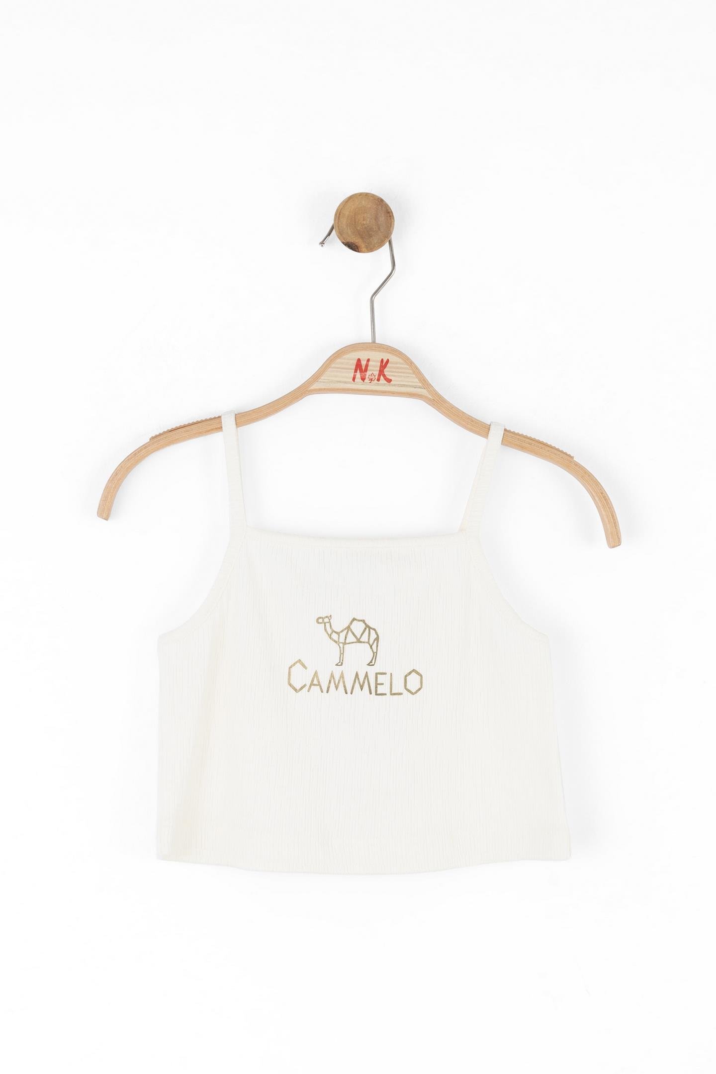 Nk Kız Çocuk Camelo Tshirt 8-14 Krem