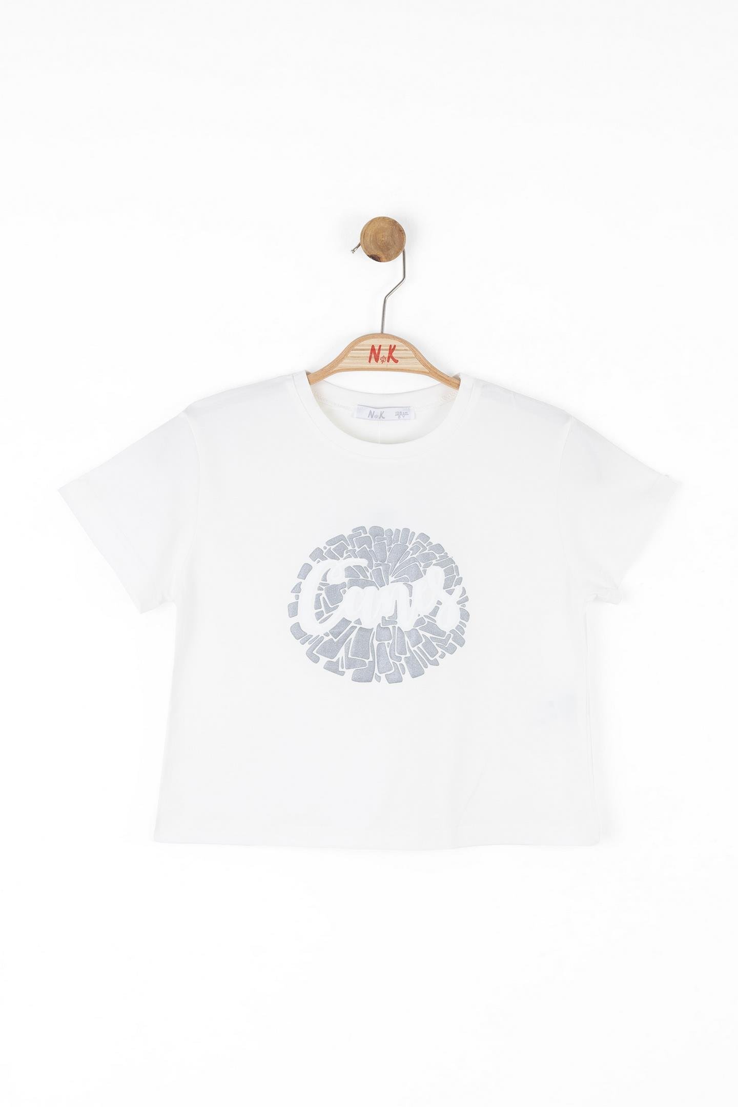 Nk Kız Çocuk Cannes Tshirt 8-14 Yaş Ekru