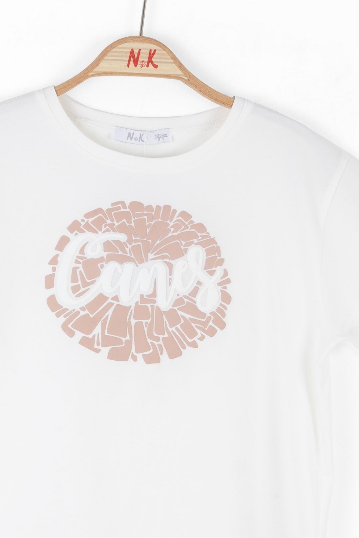 Nk Kız Çocuk Cannes Tshirt 8-14 Yaş Pudra