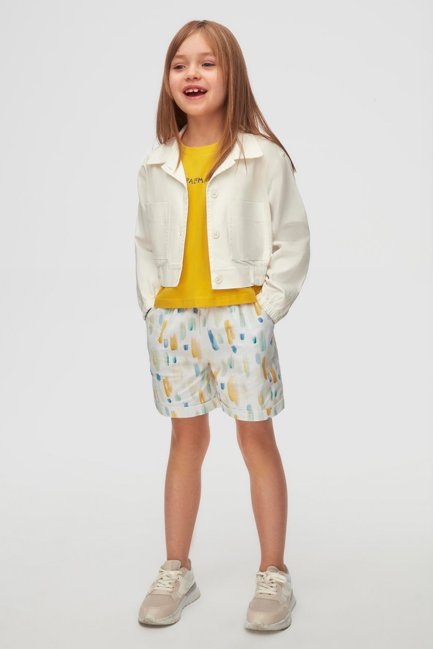 Nk Kız Çocuk Carnelian Ceket 4-8 Yaş Beyaz