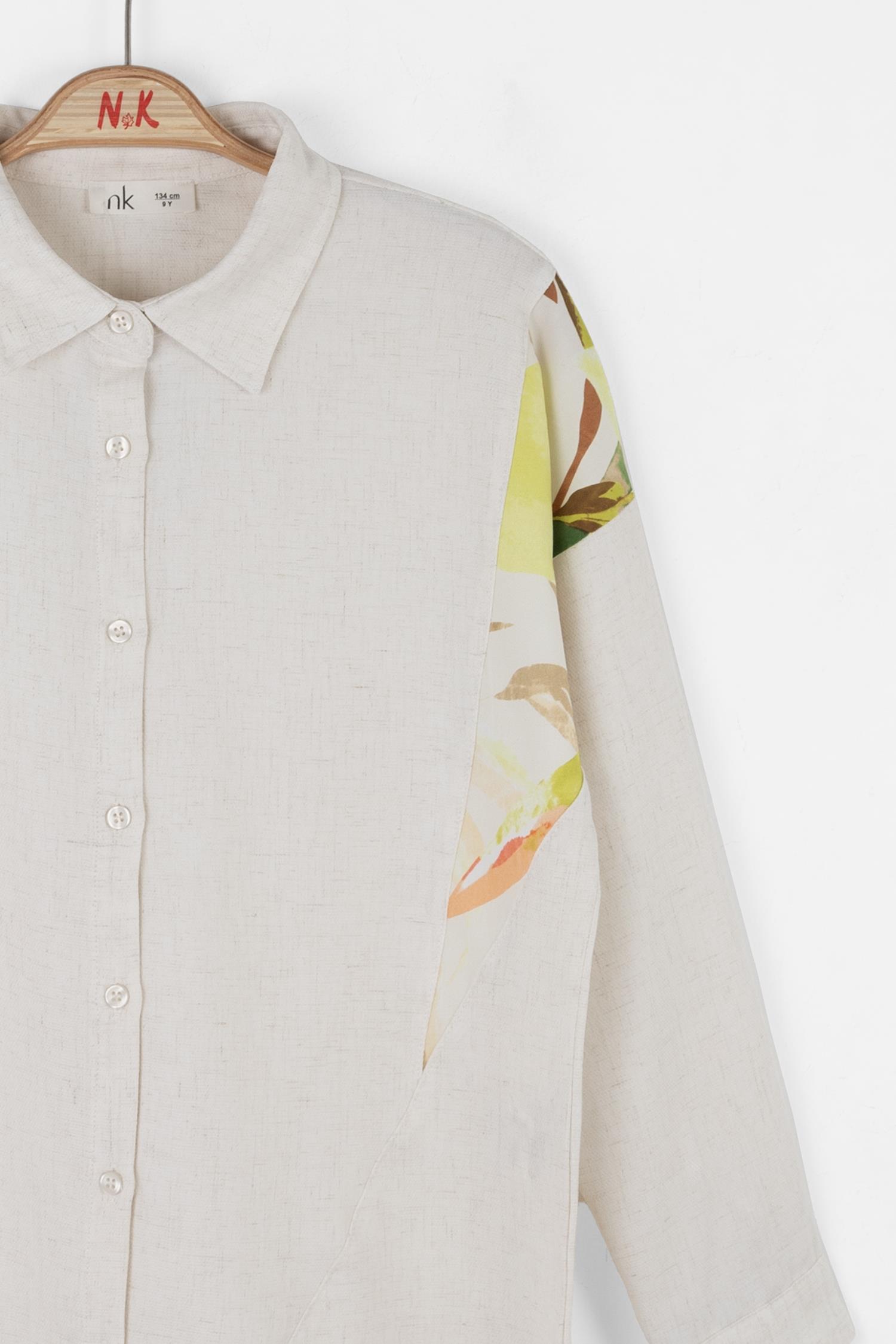 Nk Kız Çocuk Ceramic Gömlek 8-14 Yaş Yeşil