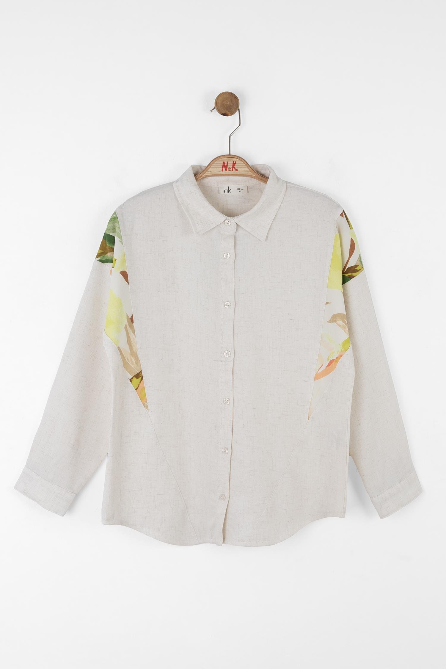 Nk Kız Çocuk Ceramic Gömlek 8-14 Yaş Yeşil