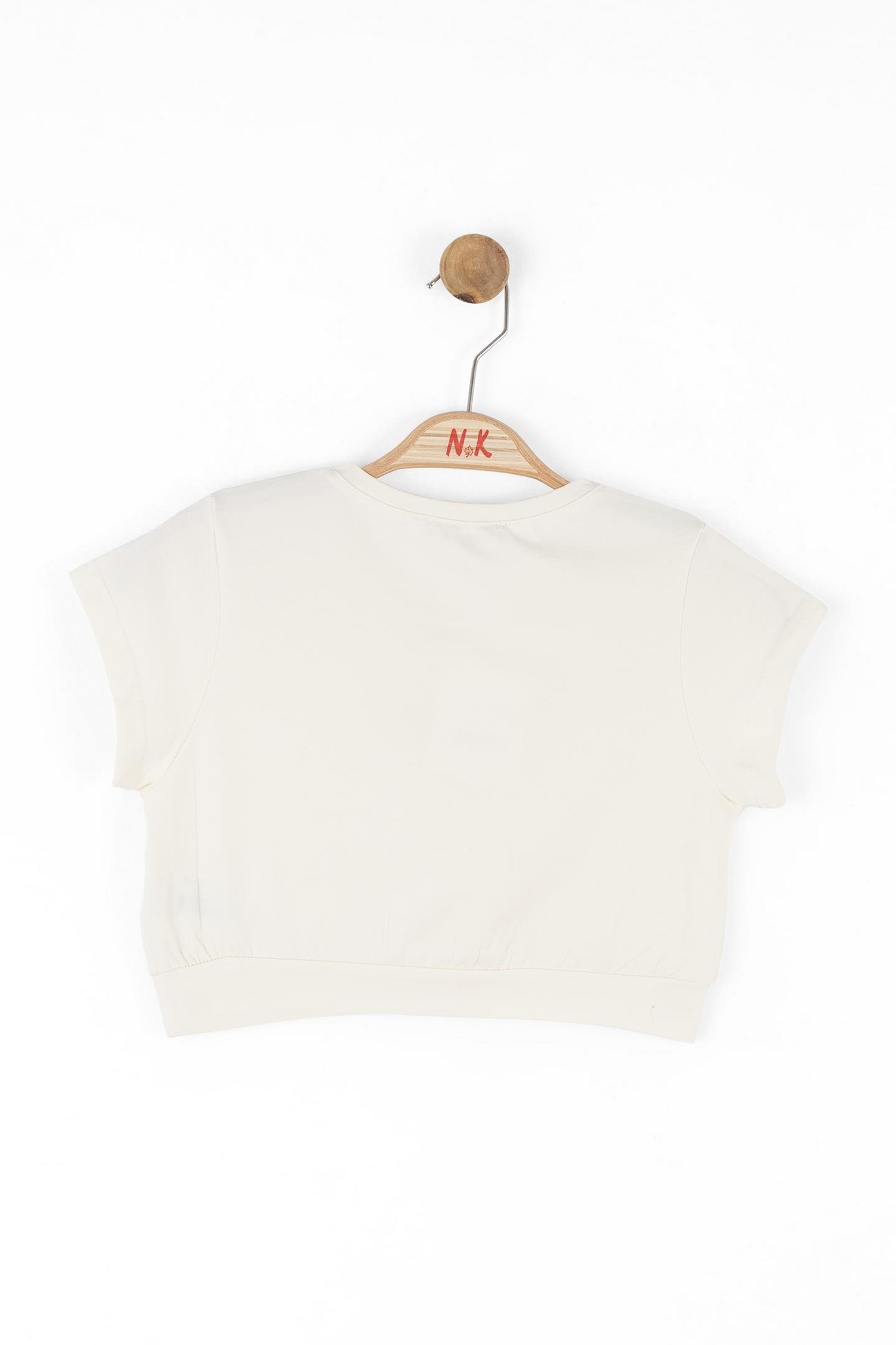 Nk Kız Çocuk Chıta Tshirt 8-14 Krem