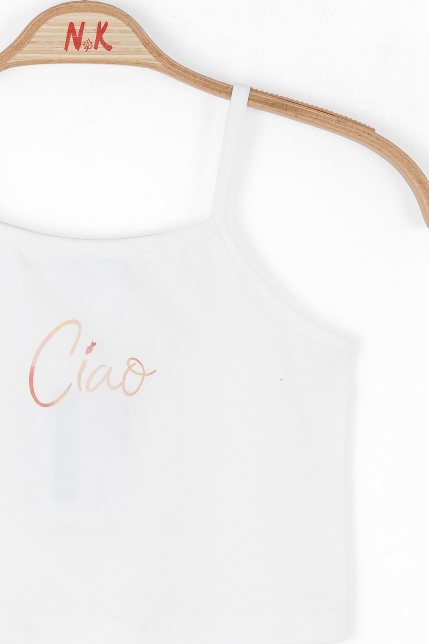 Nk Kız Çocuk Cıao Crop 4-8Yaş Coral