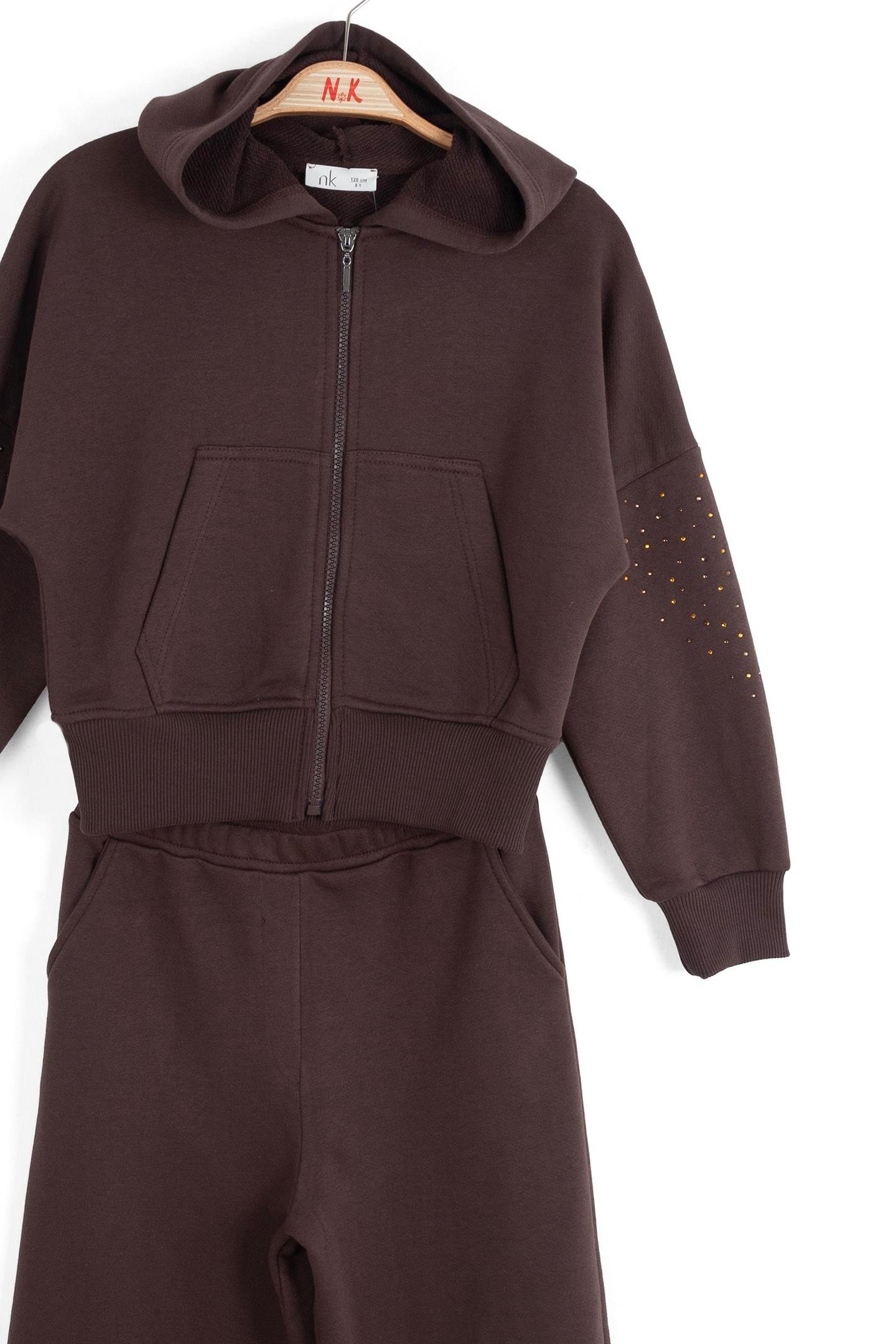 Nk Kız Çocuk Coffee Takım 8-14 Yaş Kahve