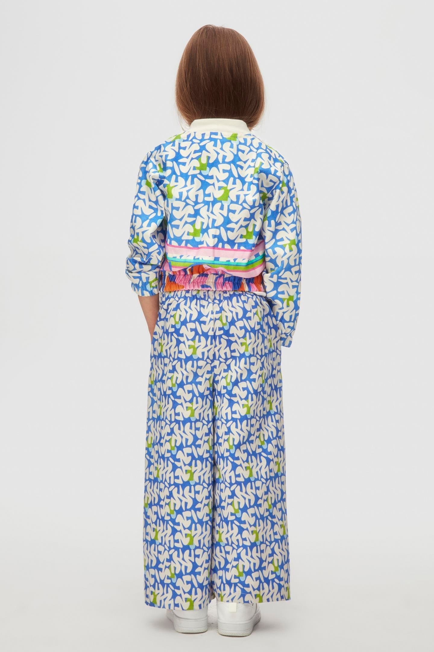 Nk Kız Çocuk Colourful Ceket 4-8 Yaş Mavi