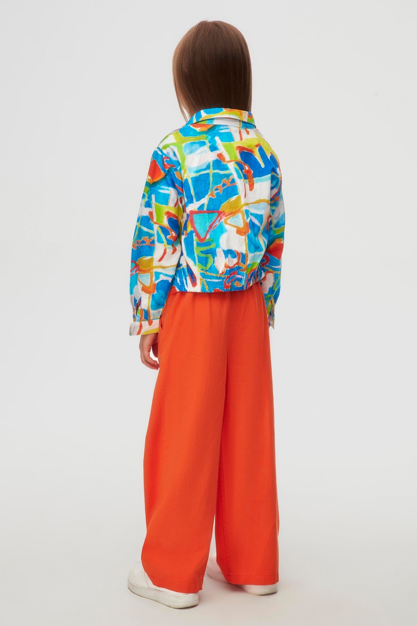 Nk Kız Çocuk Confetti Gömlek 4-8 Yaş Mavi