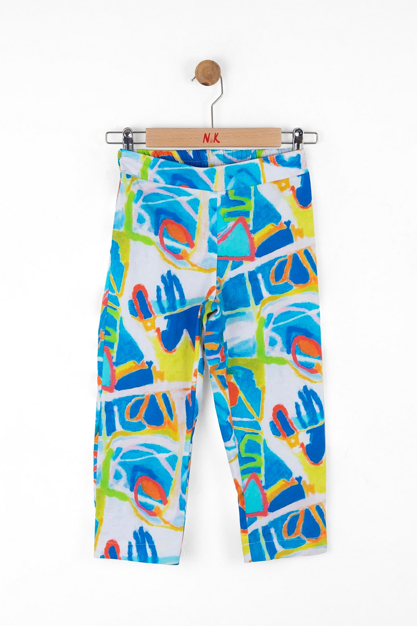 Nk Kız Çocuk Confetti Pantolon 4-8 Yaş Mavi