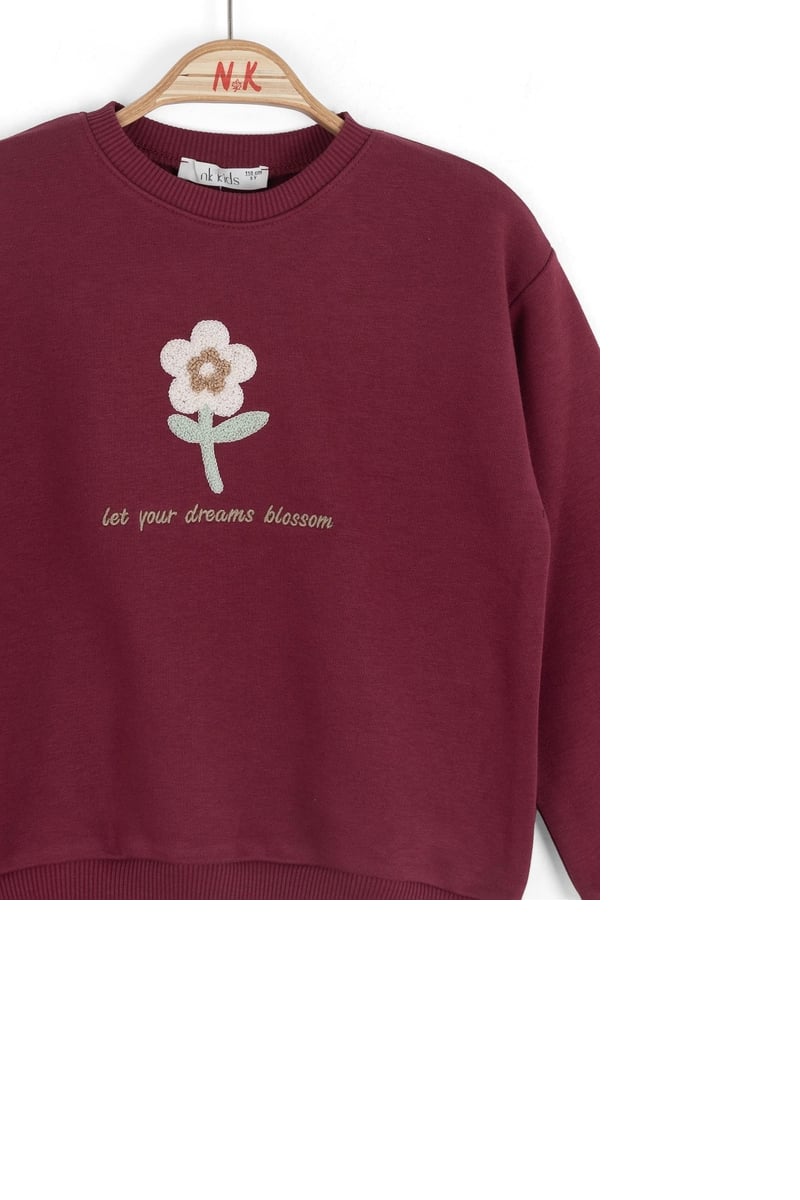Nk Kız Çocuk Dream Sweatshirt 4-8 Yaş Bordo