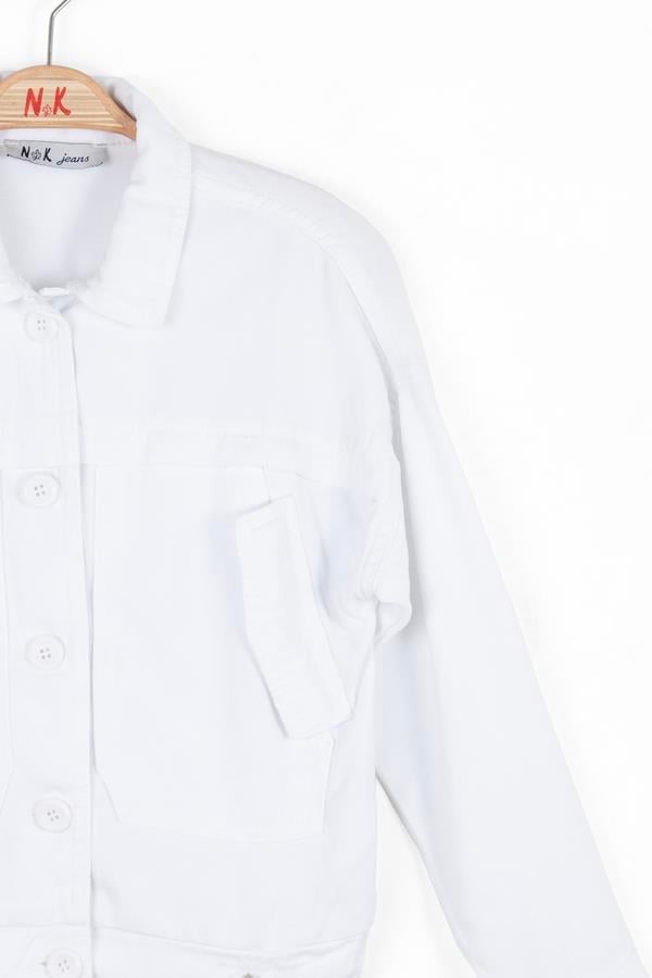 Nk Kız Çocuk Elit Ceket 8-14 Yaş Beyaz