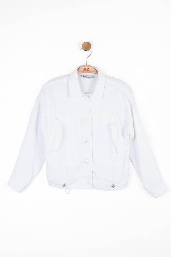 Nk Kız Çocuk Elit Ceket 8-14 Yaş Beyaz