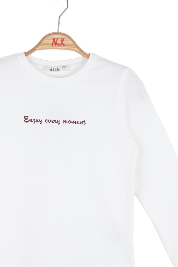 Nk Kız Çocuk Enjoy Badi 4-8 Yaş Krem