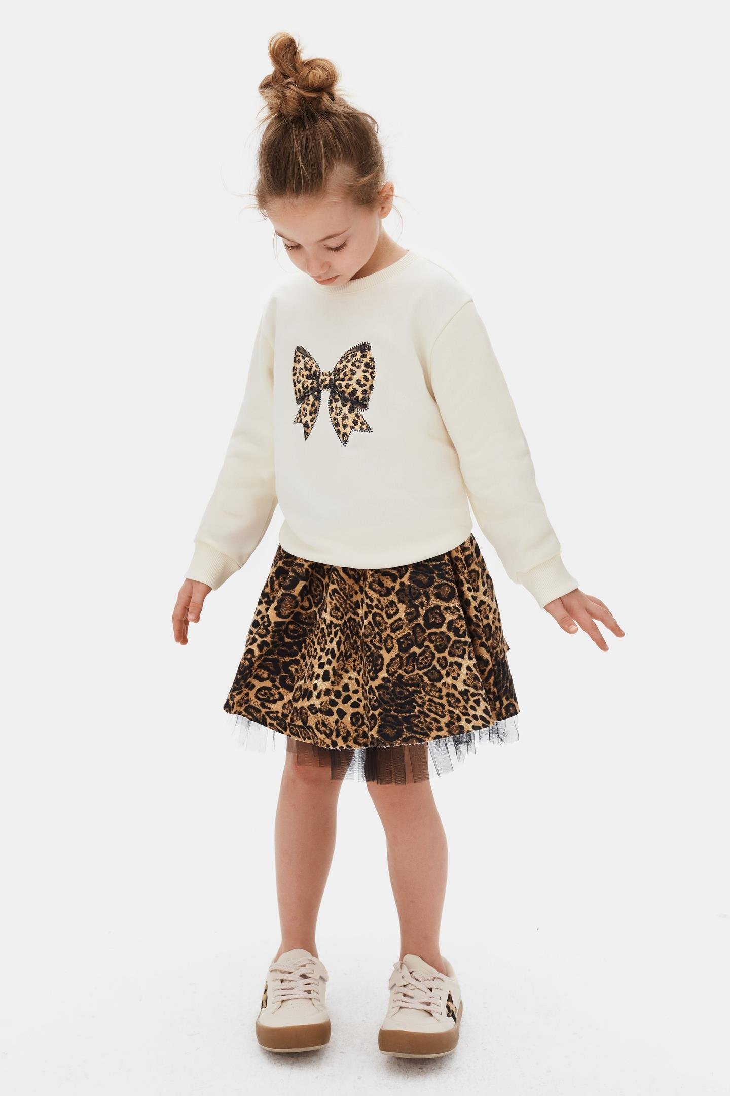 Nk Kız Çocuk Fawfect Etek 4-8 Yaş Kahve