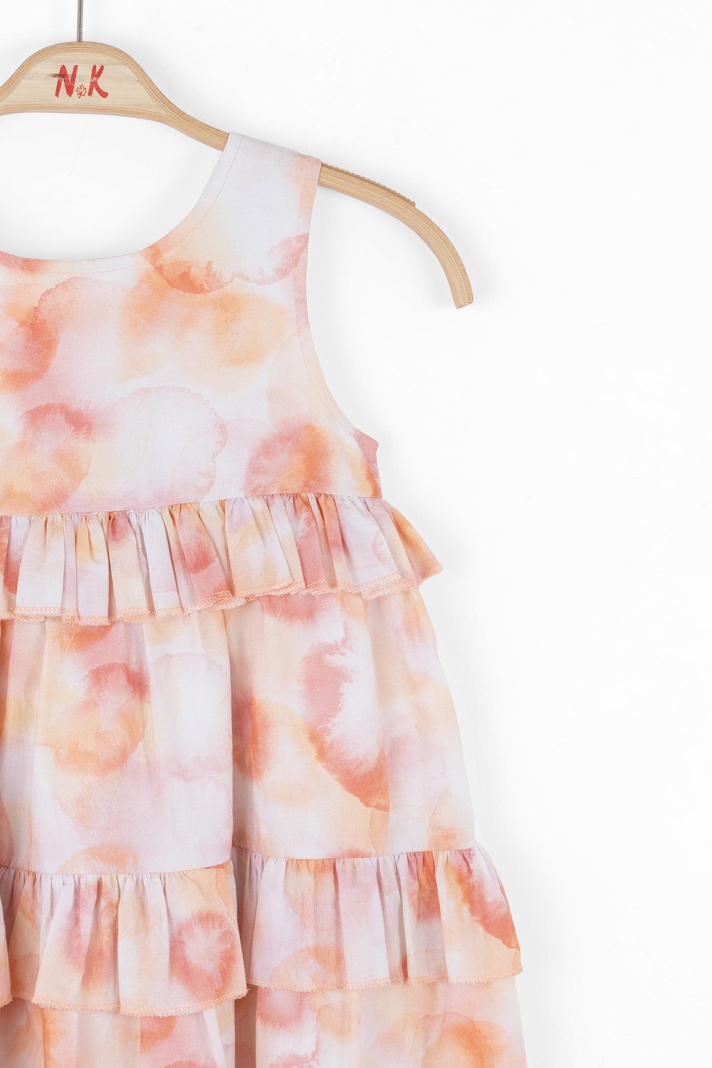 Nk Kız Çocuk Georgia Elbise 4-8 Yaş Coral