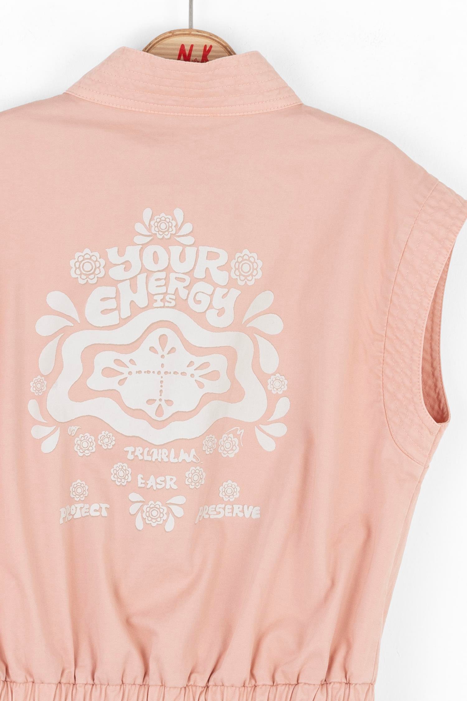 Nk Kız Çocuk Grawel Gömlek 8-14 Yaş Pudra