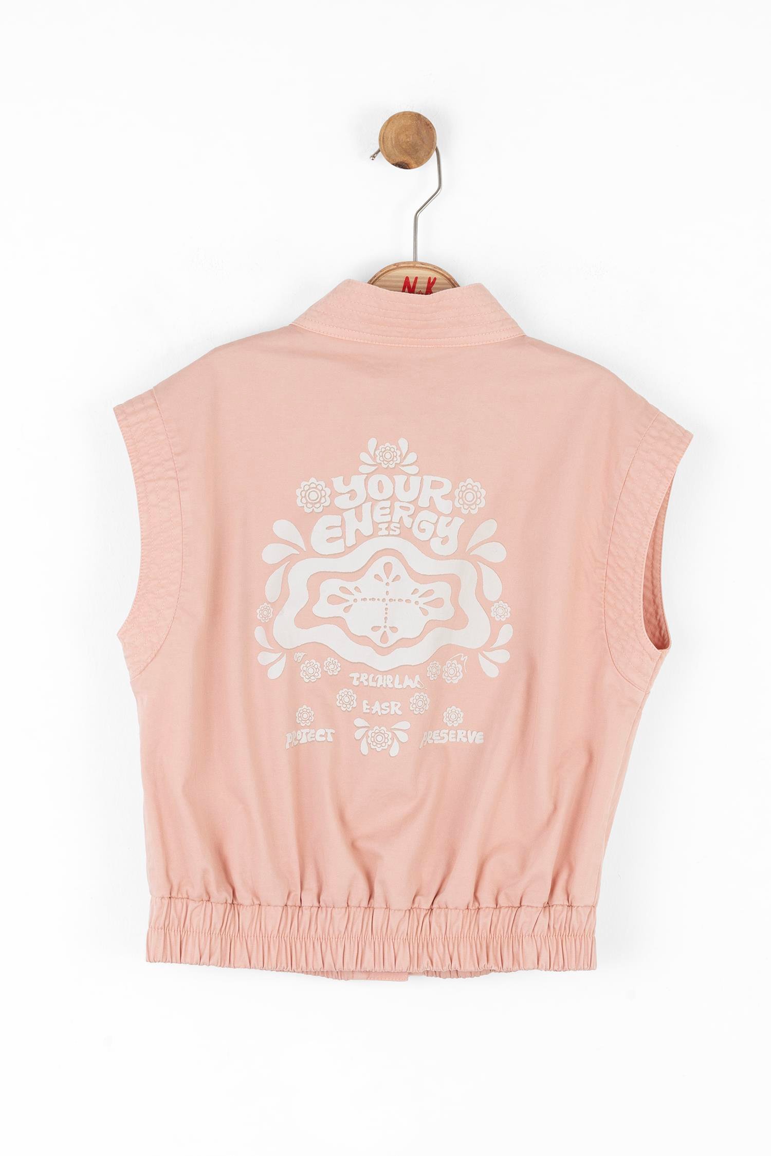 Nk Kız Çocuk Grawel Gömlek 8-14 Yaş Pudra