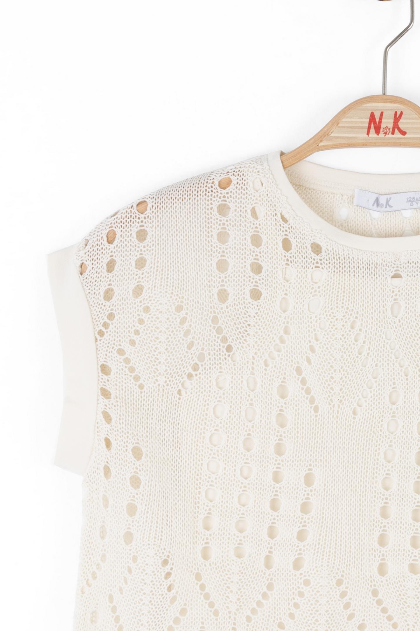 Nk Kız Çocuk Harmony Tshirt 8-14 Yaş Krem