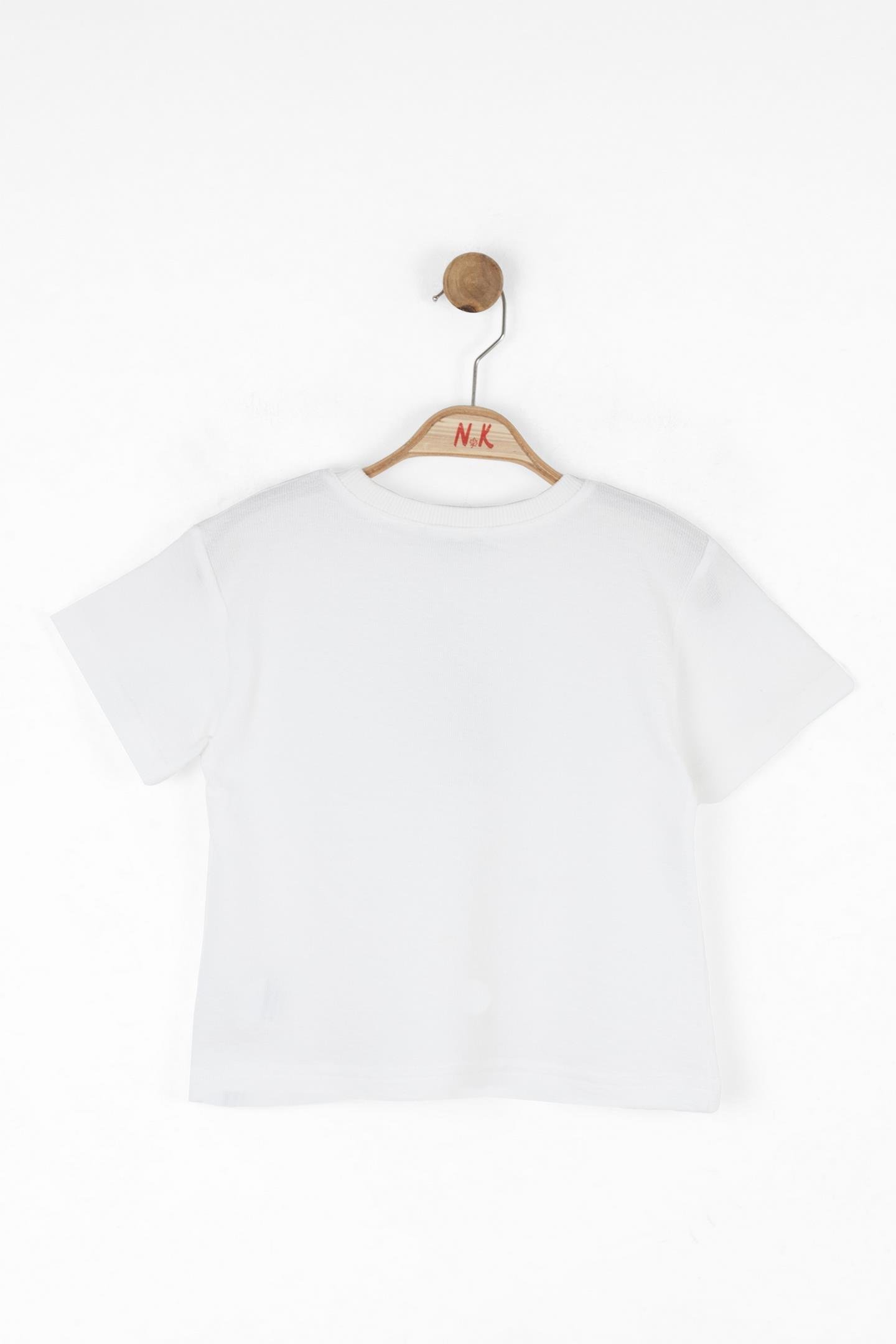 Nk Kız Çocuk Joy Tshırt 4-8Yaş Ekru