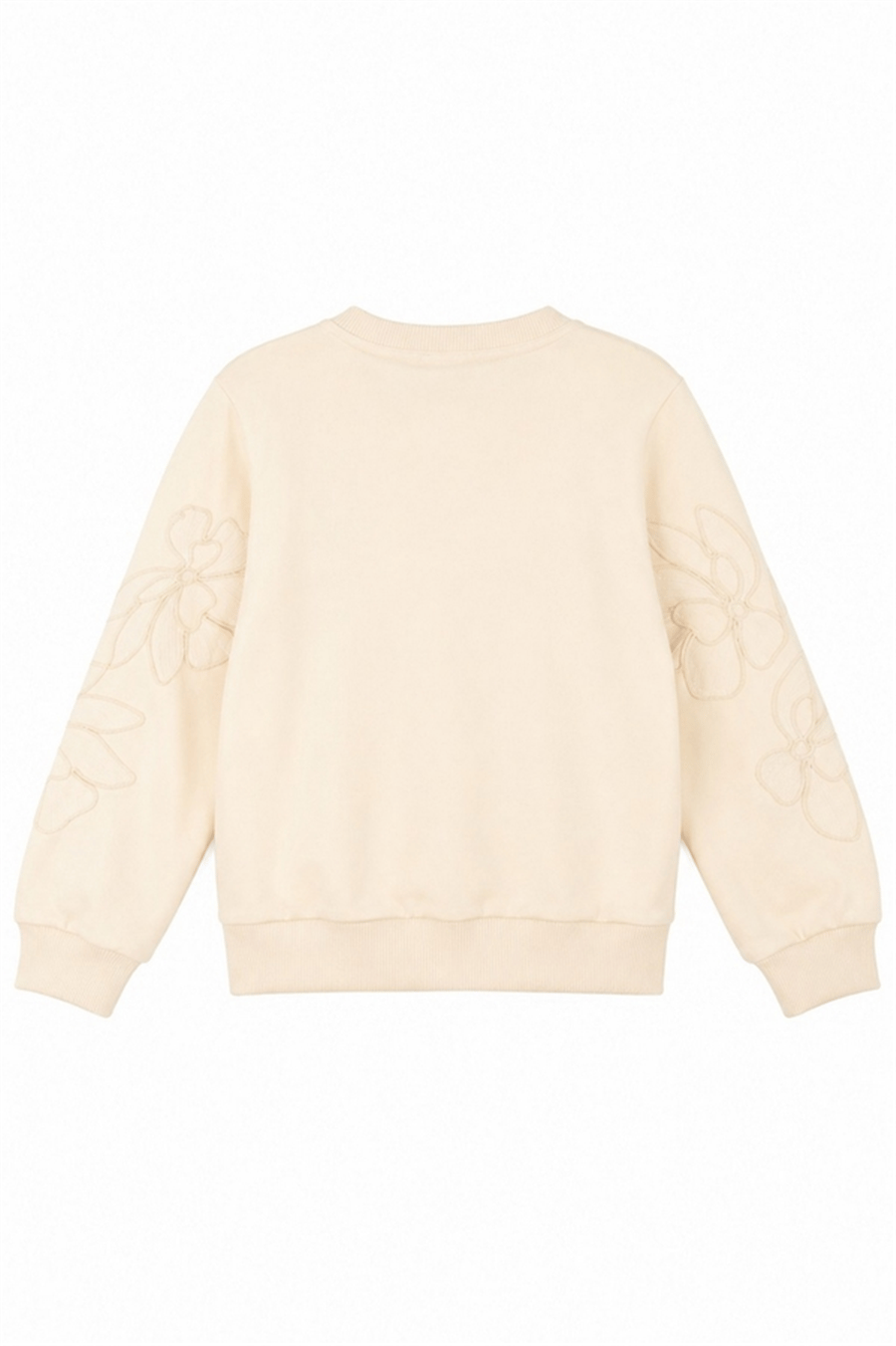 Nk Kız Çocuk Kolları Laseli Sweat 8-14 Yaş Krem