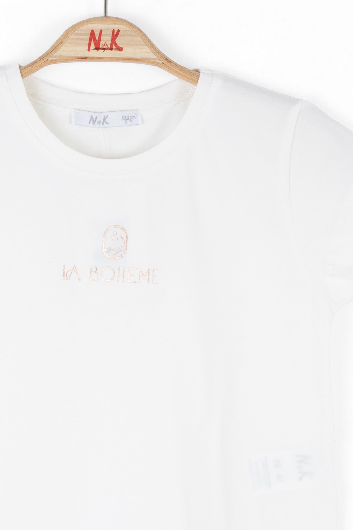 Nk Kız Çocuk LabohemeTshirt 8-14 Yaş Pudra