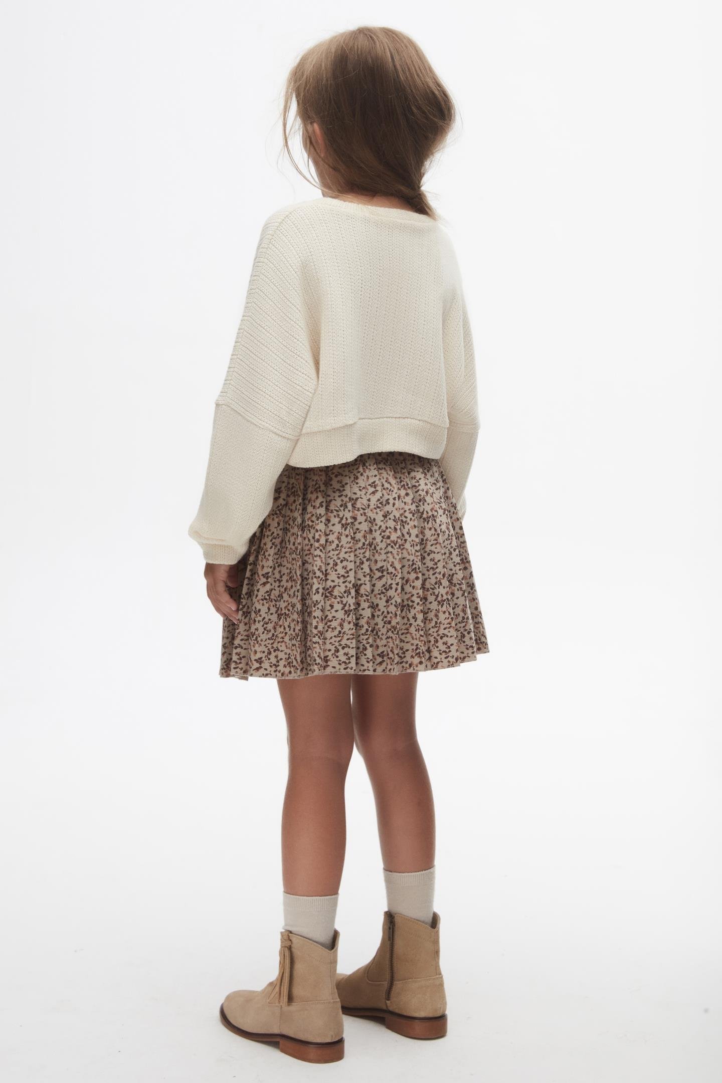 Nk Kız Çocuk Leo Etek 4-8 Yaş VİZON