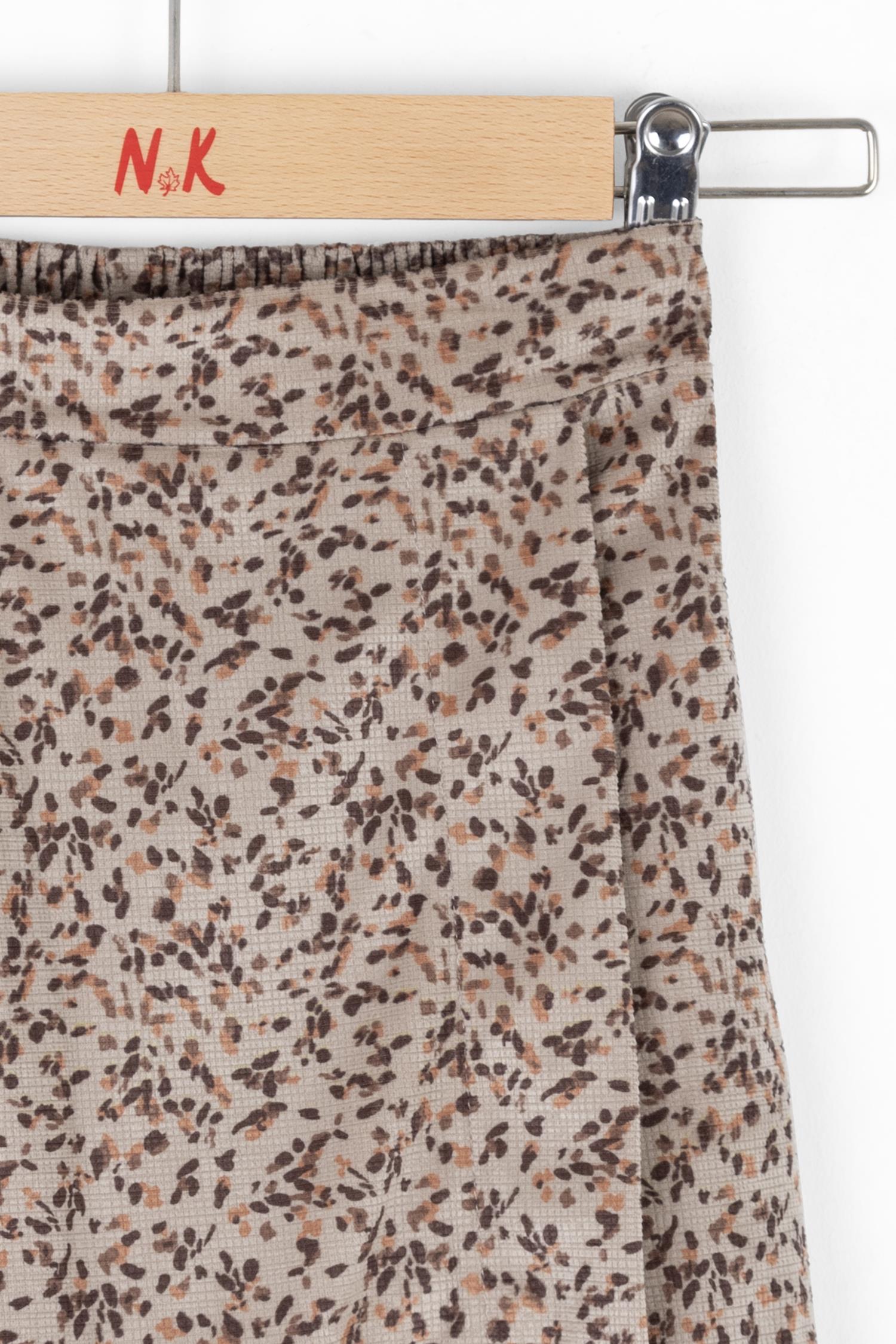 Nk Kız Çocuk Leo Şort Etek 4-8 Yaş VİZON