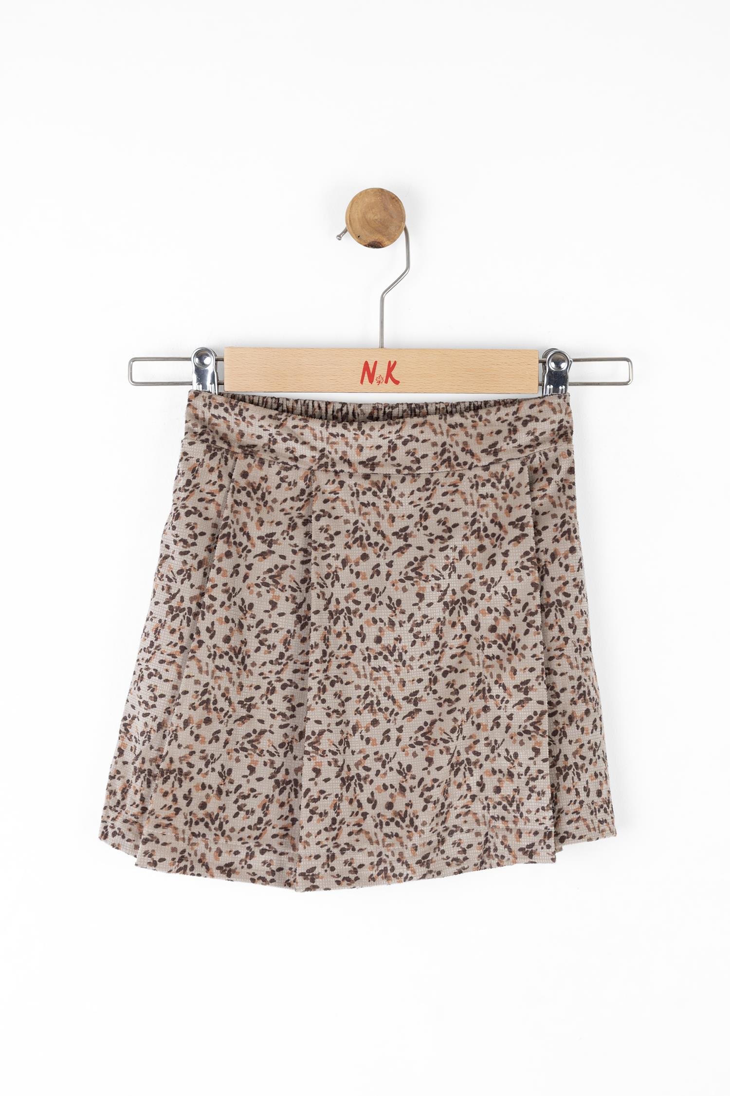 Nk Kız Çocuk Leo Şort Etek 4-8 Yaş VİZON