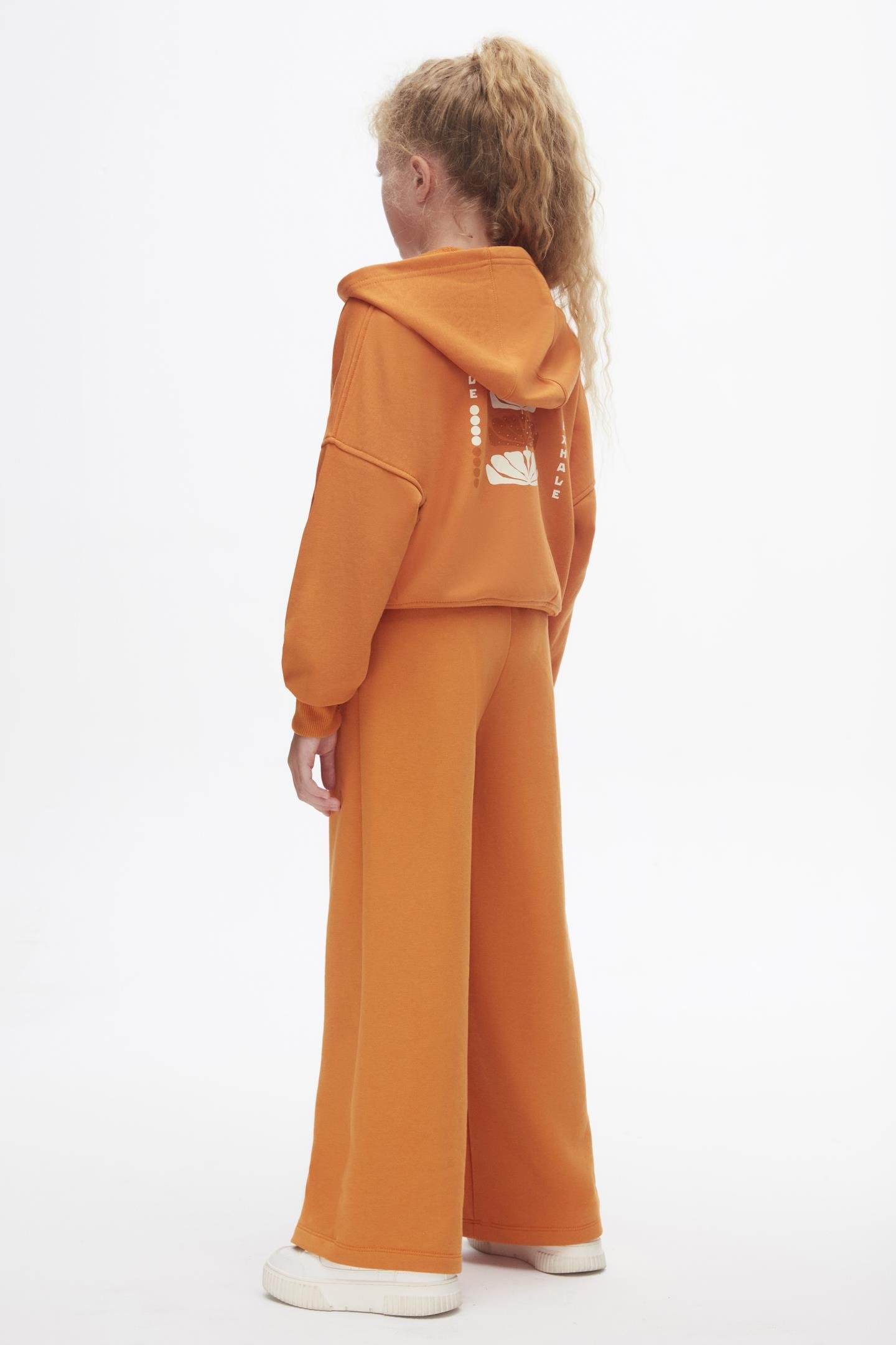 Nk Kız Çocuk Lotus Sweatshirt Hırka 8-14 Yaş ORANJ