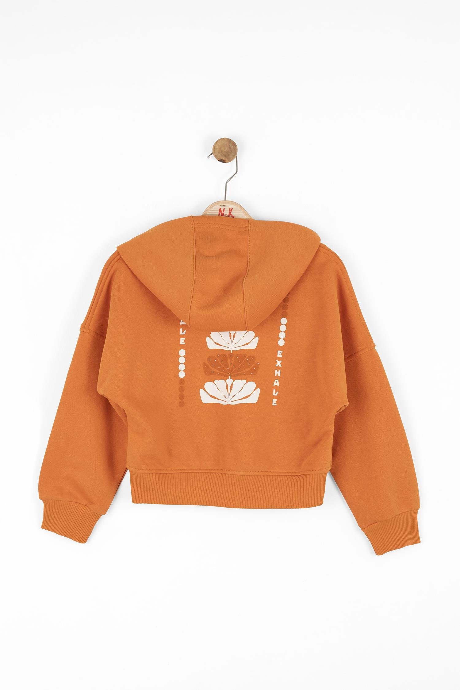Nk Kız Çocuk Lotus Sweatshirt Hırka 8-14 Yaş ORANJ