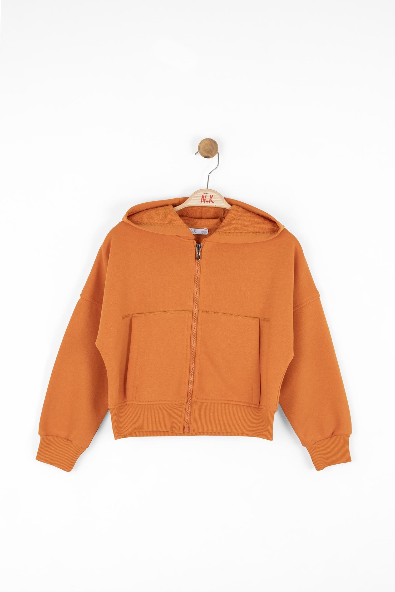 Nk Kız Çocuk Lotus Sweatshirt Hırka 8-14 Yaş ORANJ