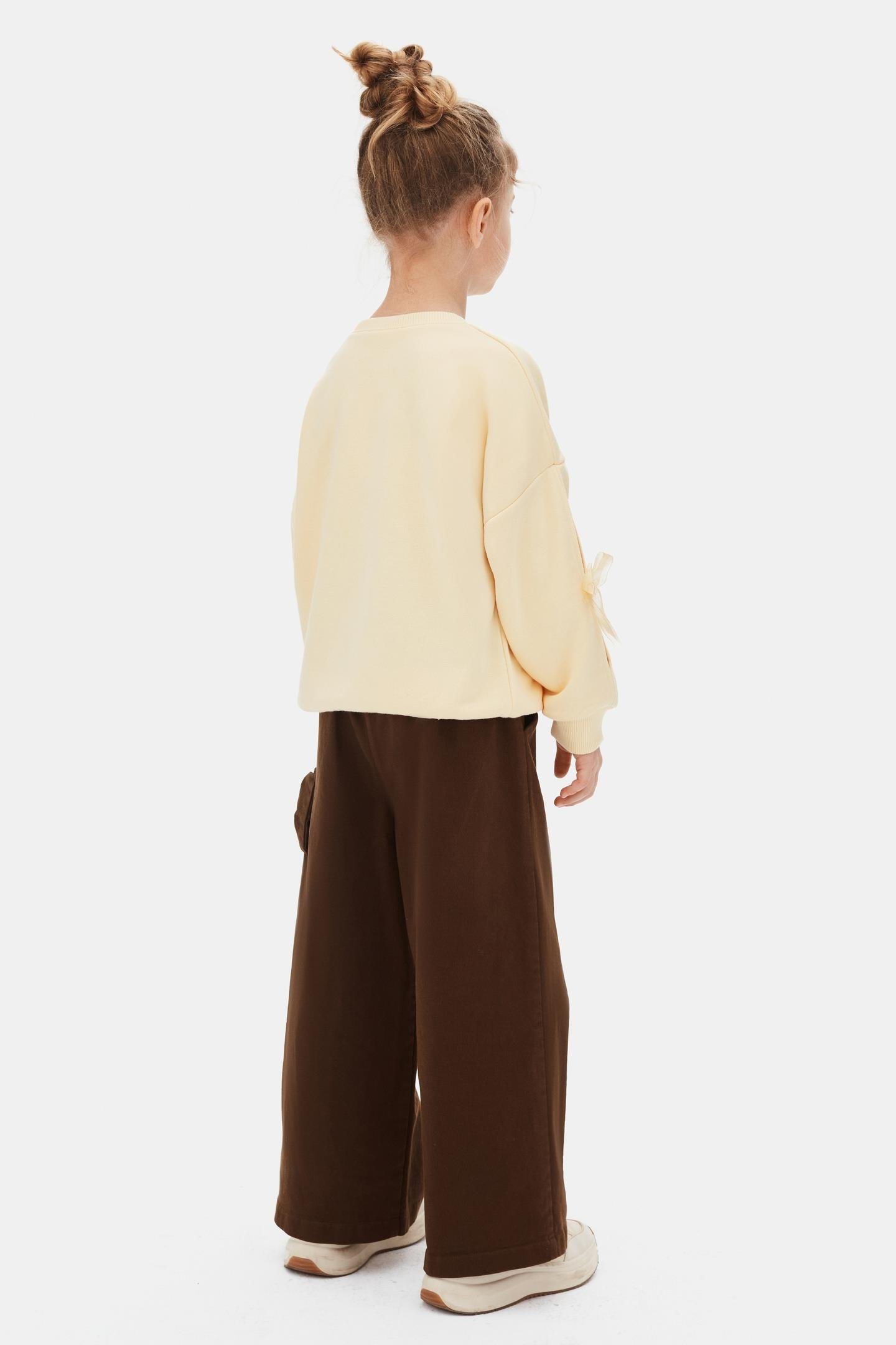 Nk Kız Çocuk Love Sweatshirt 4-8 Yaş Sarı