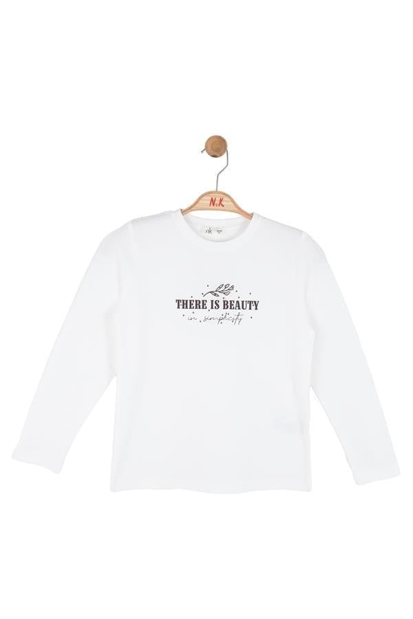 Nk Kız Çocuk Lucky Badi 8-14 Yaş Ekru