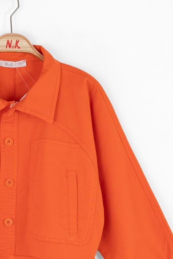 Nk Kız Çocuk Macaw Ceket 4-8 Yaş Coral