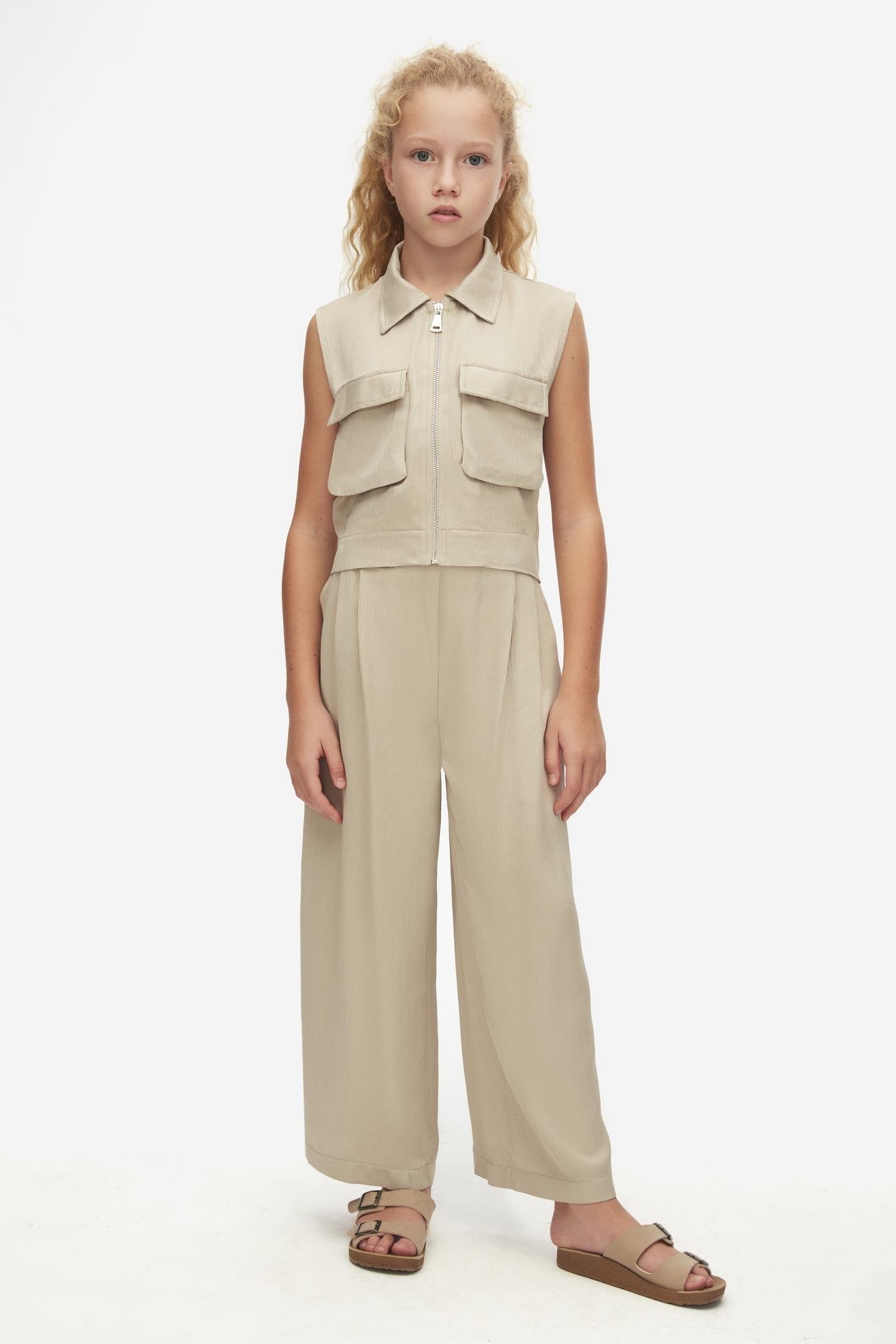 Nk Kız Çocuk Mallorca Pantolon 8-14 Yaş VİZON