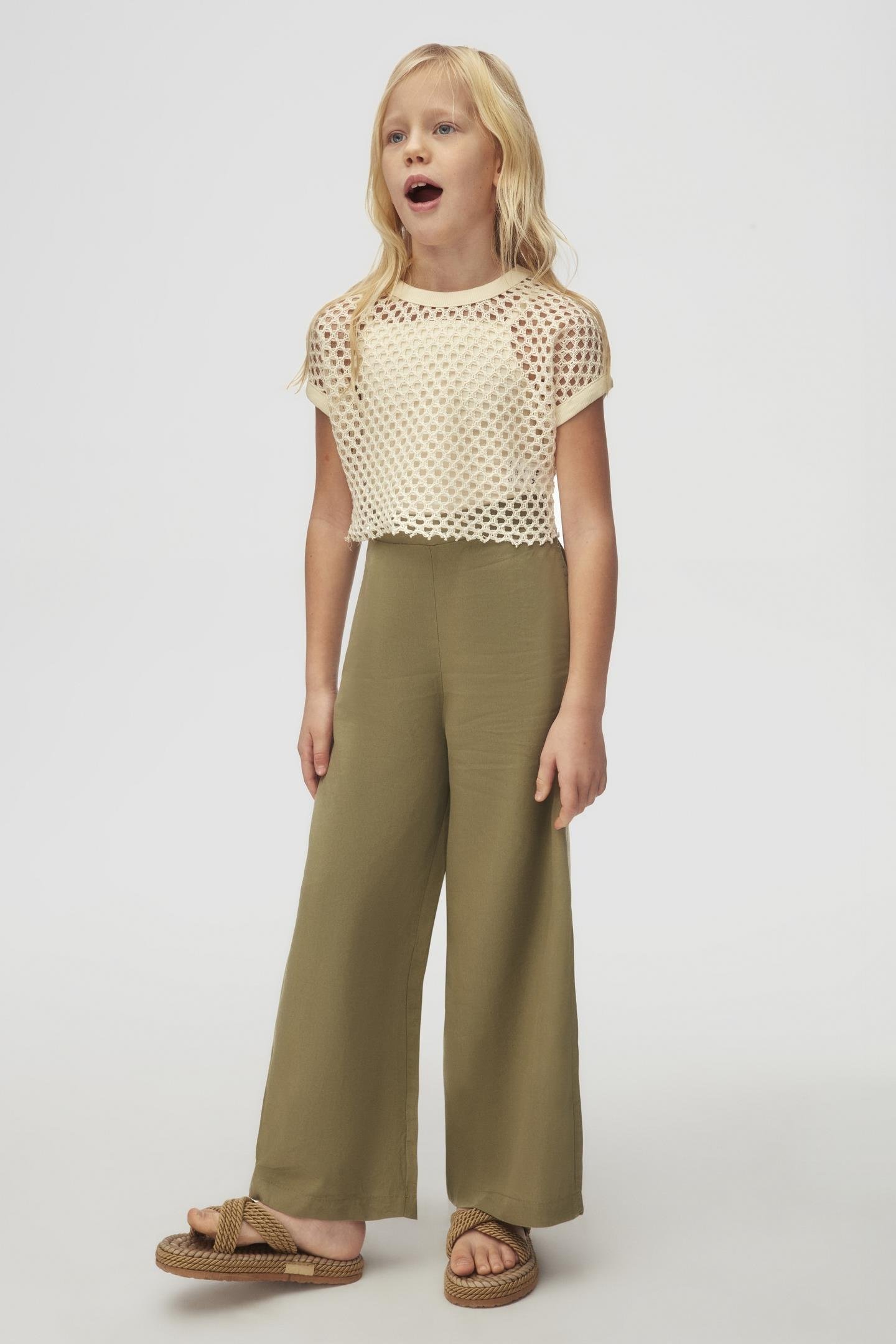 Nk Kız Çocuk Malta Pantolon 8-14Yaş Haki