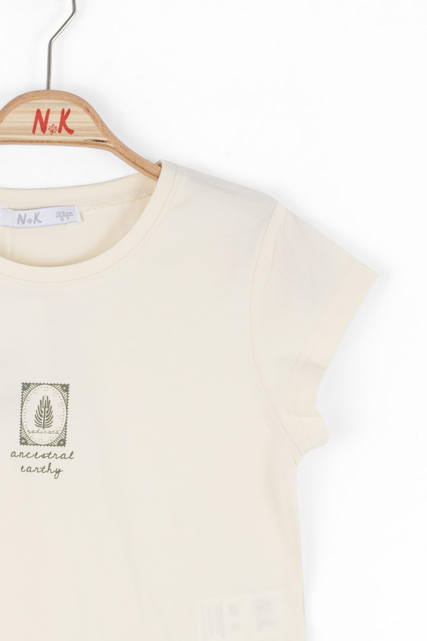 Nk Kız Çocuk Malta Tshirt 8-14 Krem