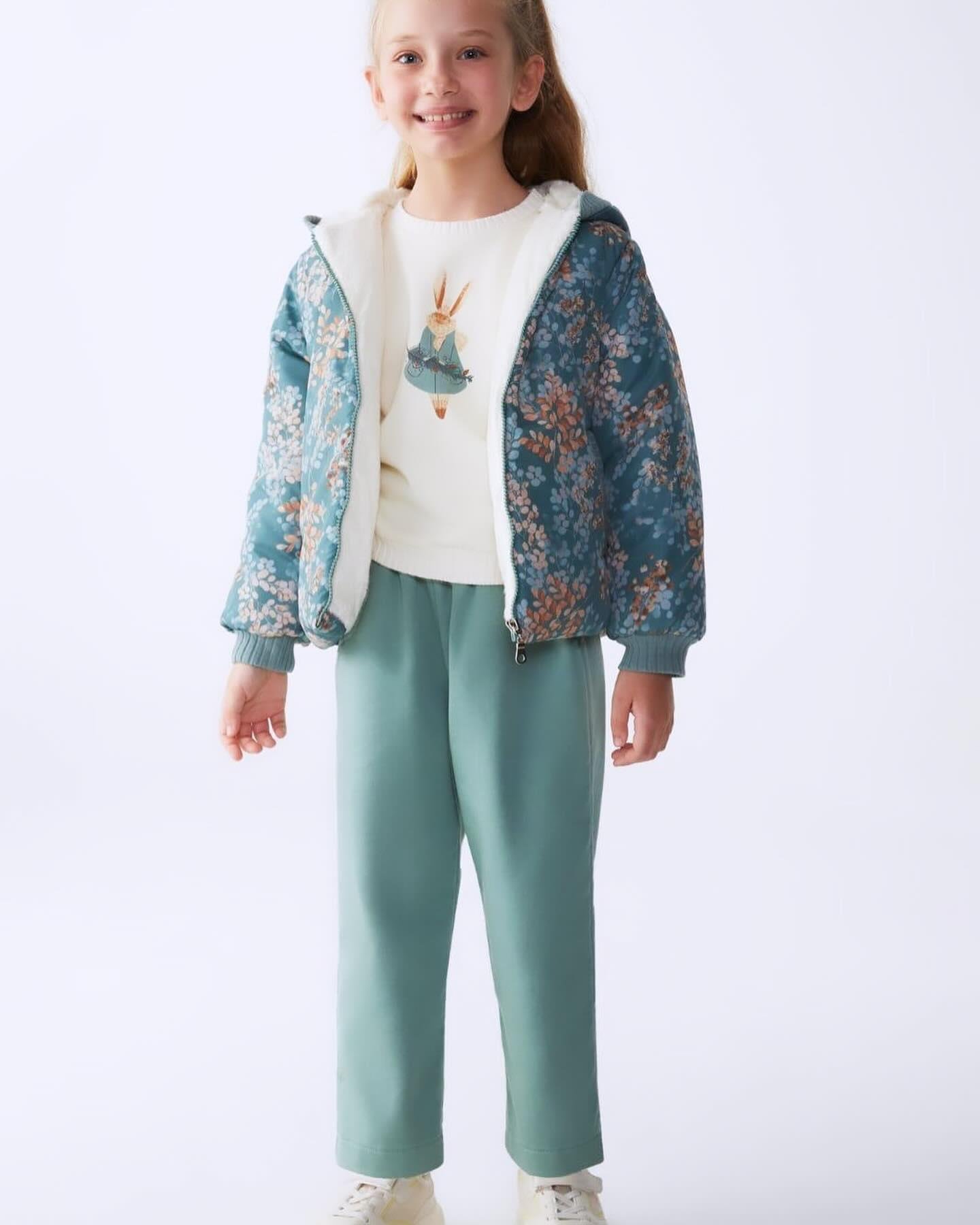 Nk Kız Çocuk Merida Mont 4-8 Yaş Yeşil