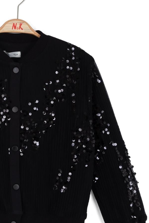 Nk Kız Çocuk Moonlight Ceket 8-14 Yaş Siyah