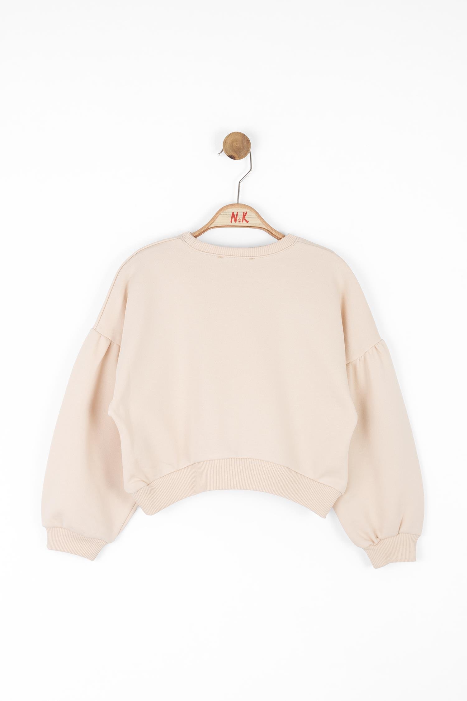 Nk Kız Çocuk Mutfak Sweatshirt 4-8 Yaş KREM