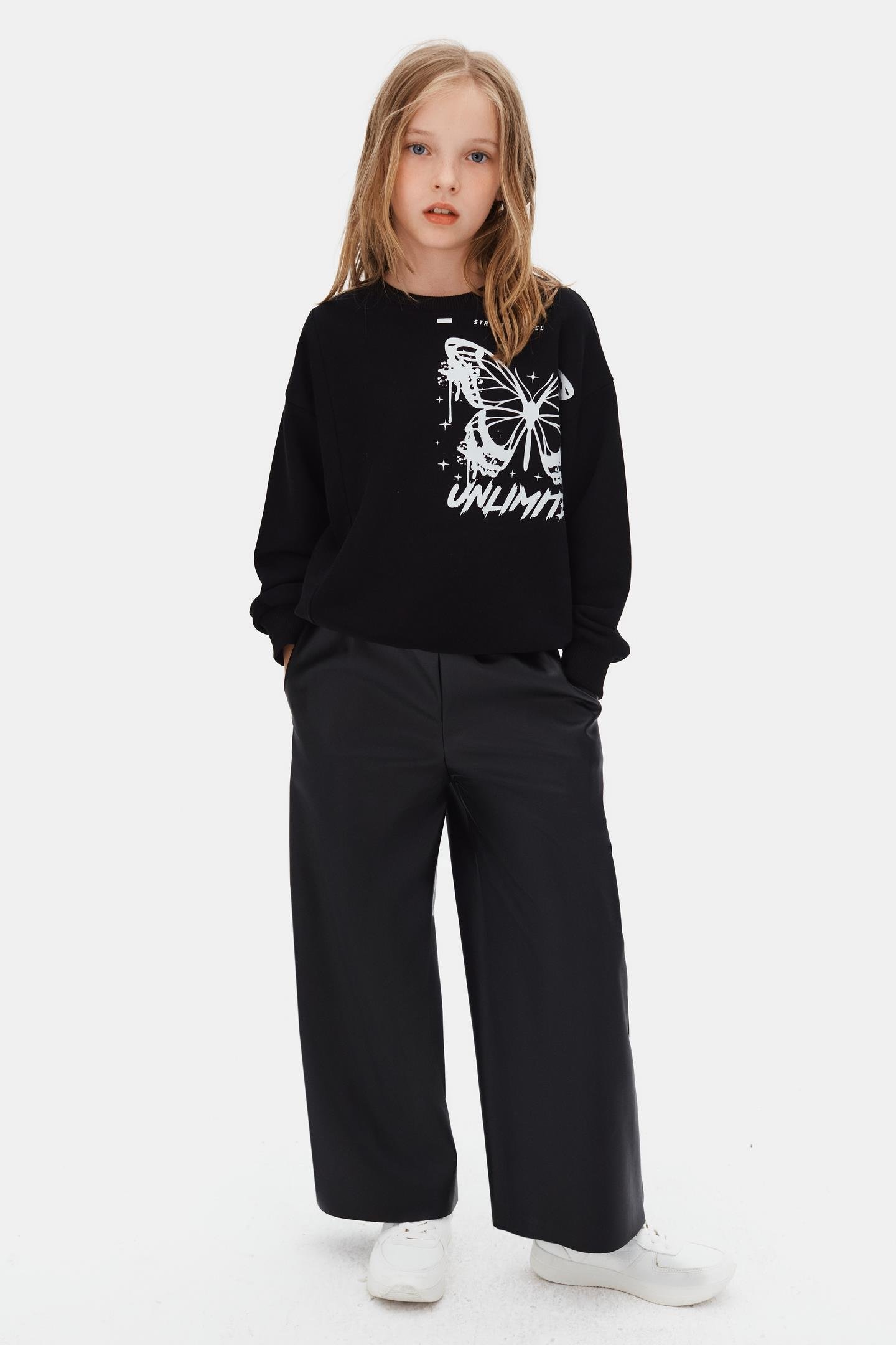 Nk Kız Çocuk Nova Pantolon 8-14 Yaş Siyah