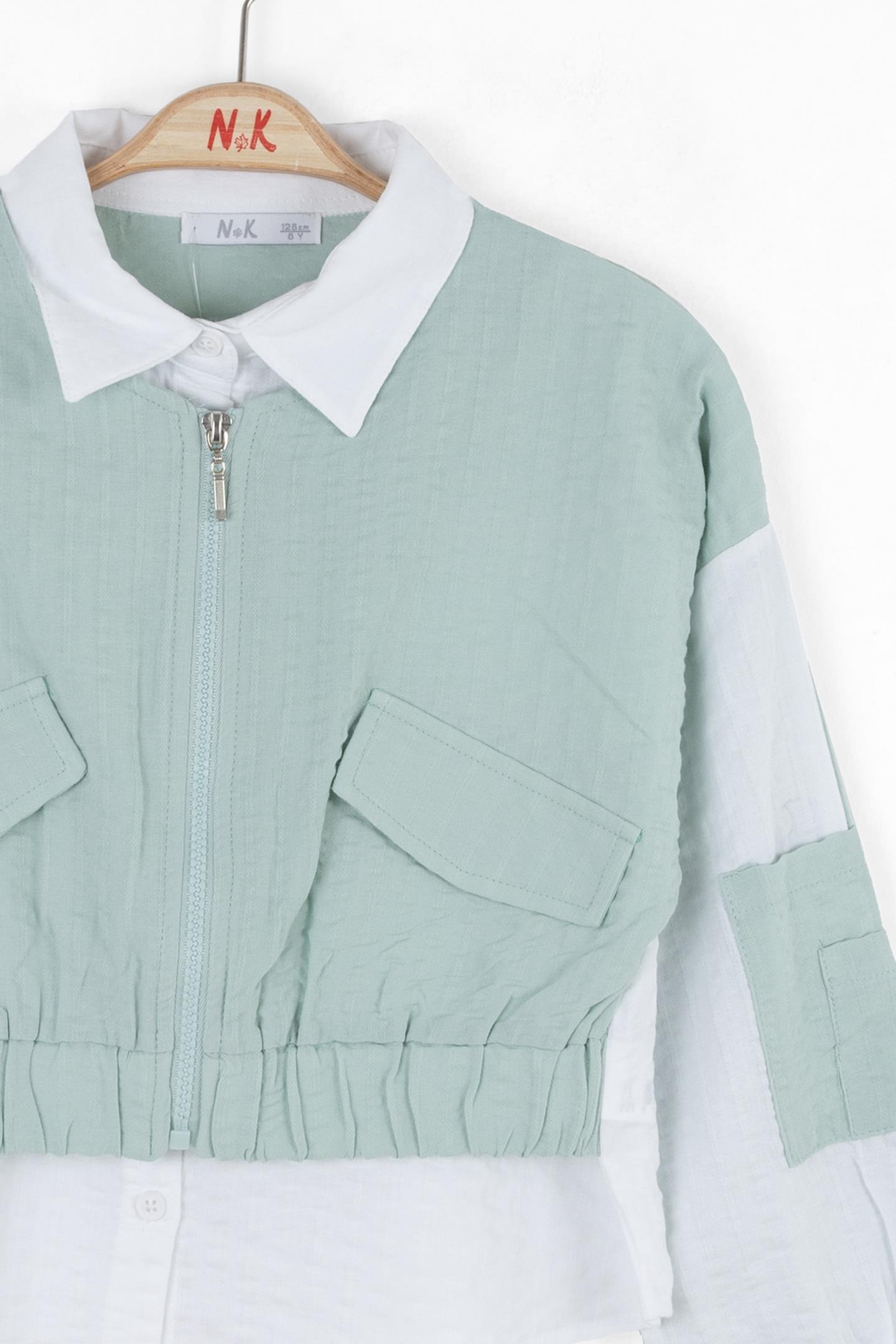 Nk Kız Çocuk Orlando Gömlek 8-14 Yaş Mint