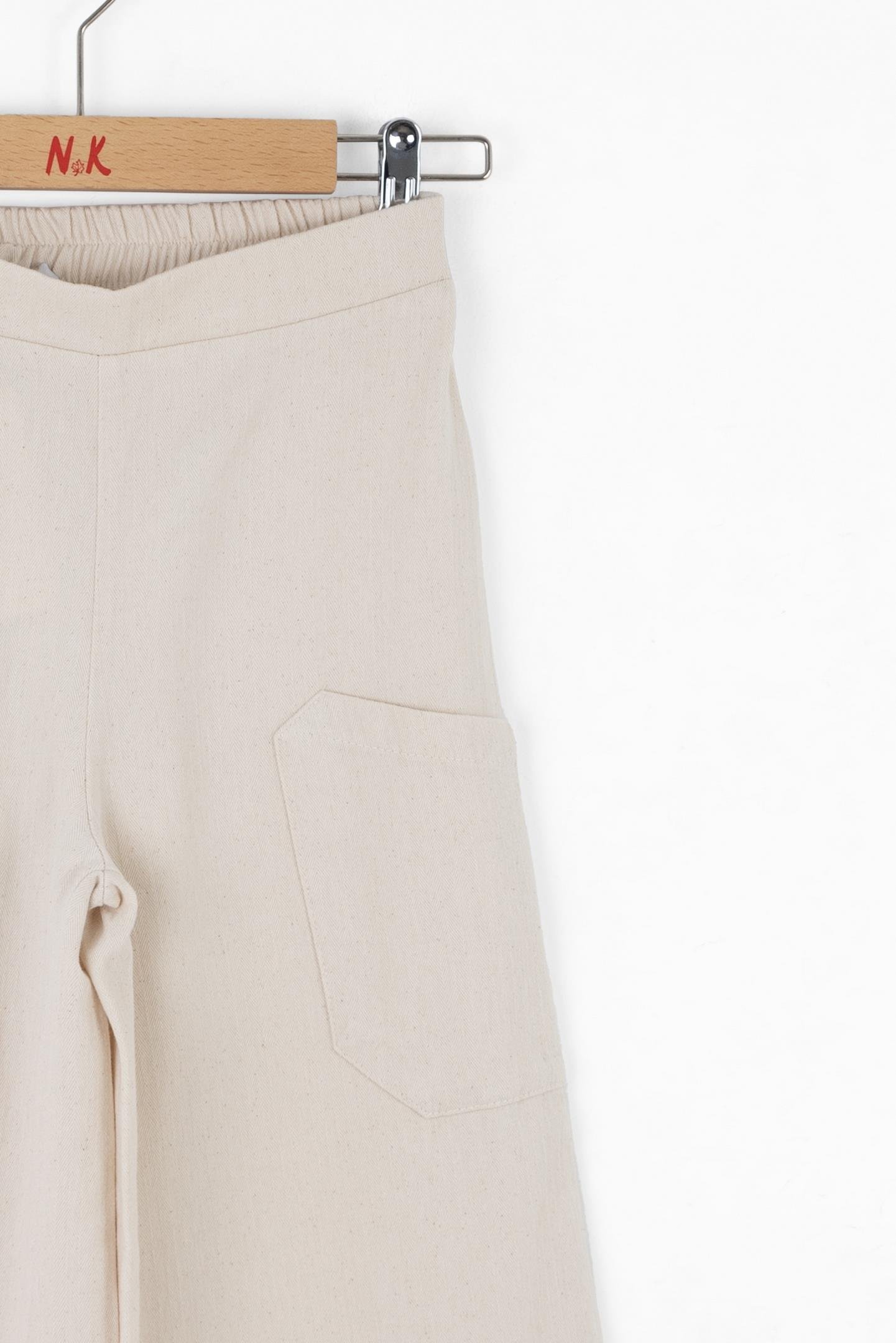 Nk Kız Çocuk Papyrus Pantolon 8-14Yaş Krem