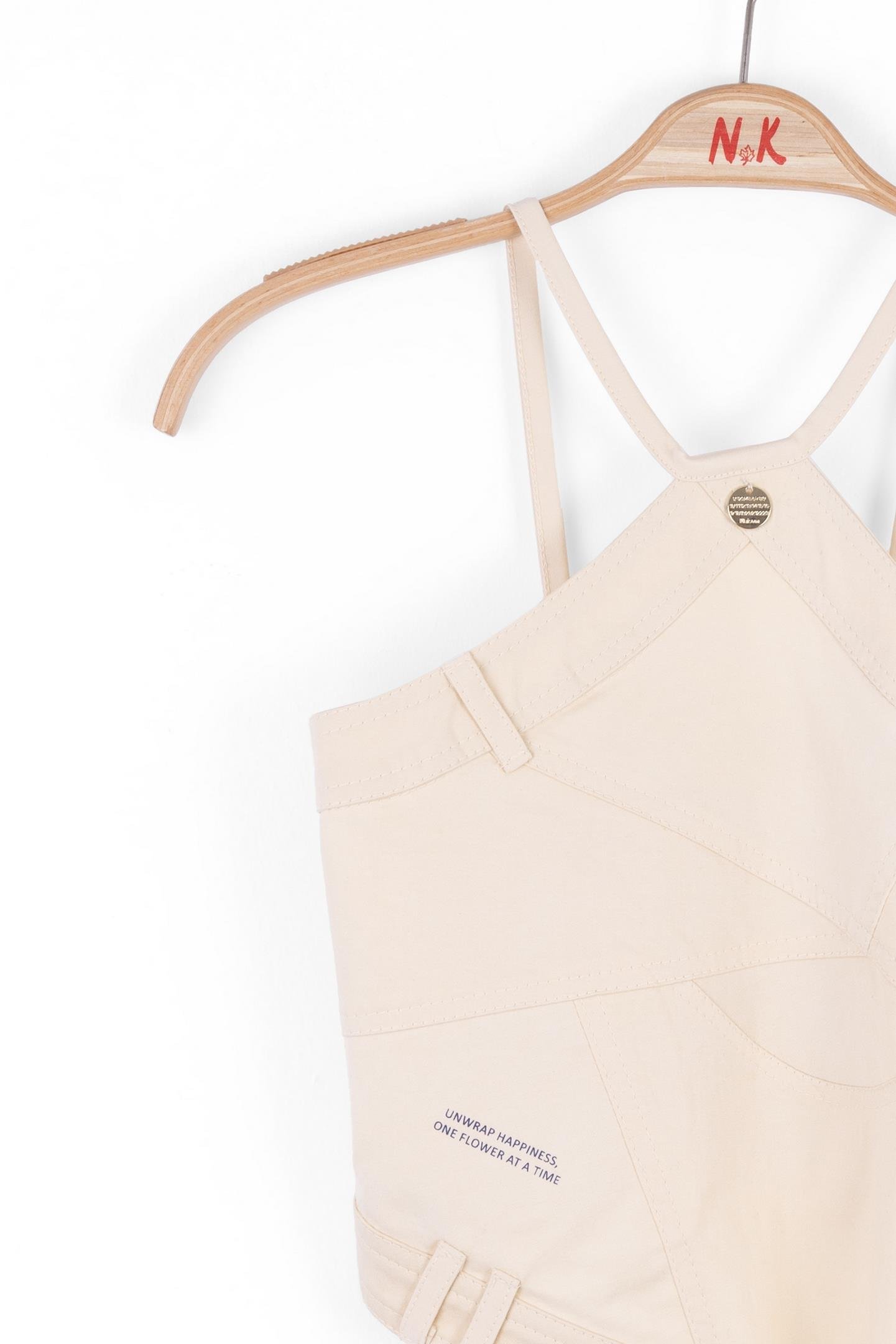 Nk Kız Çocuk Parçalı Crop 10-16 Yaş Krem