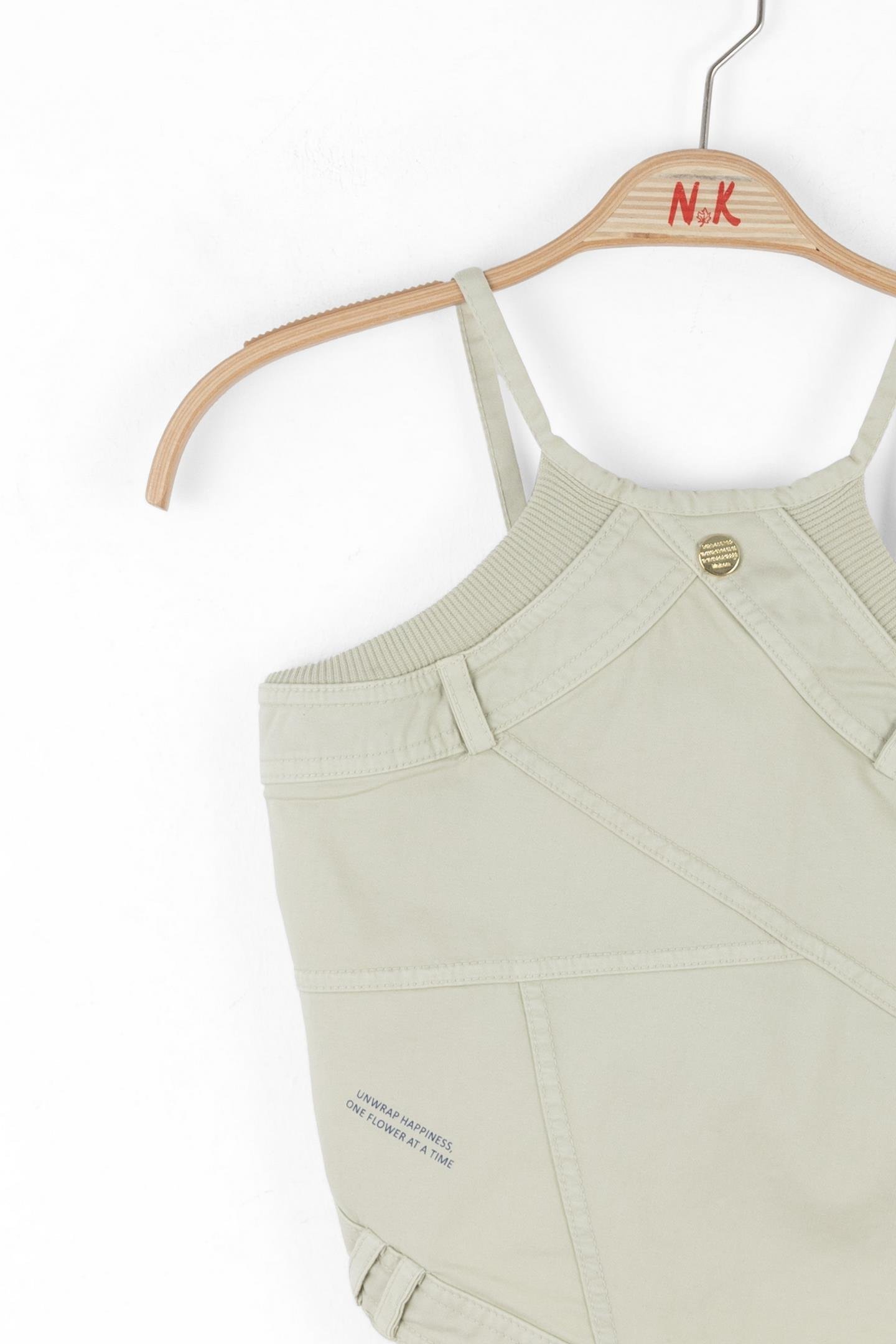 Nk Kız Çocuk Parçalı Crop 10-16 Yaş Yeşil