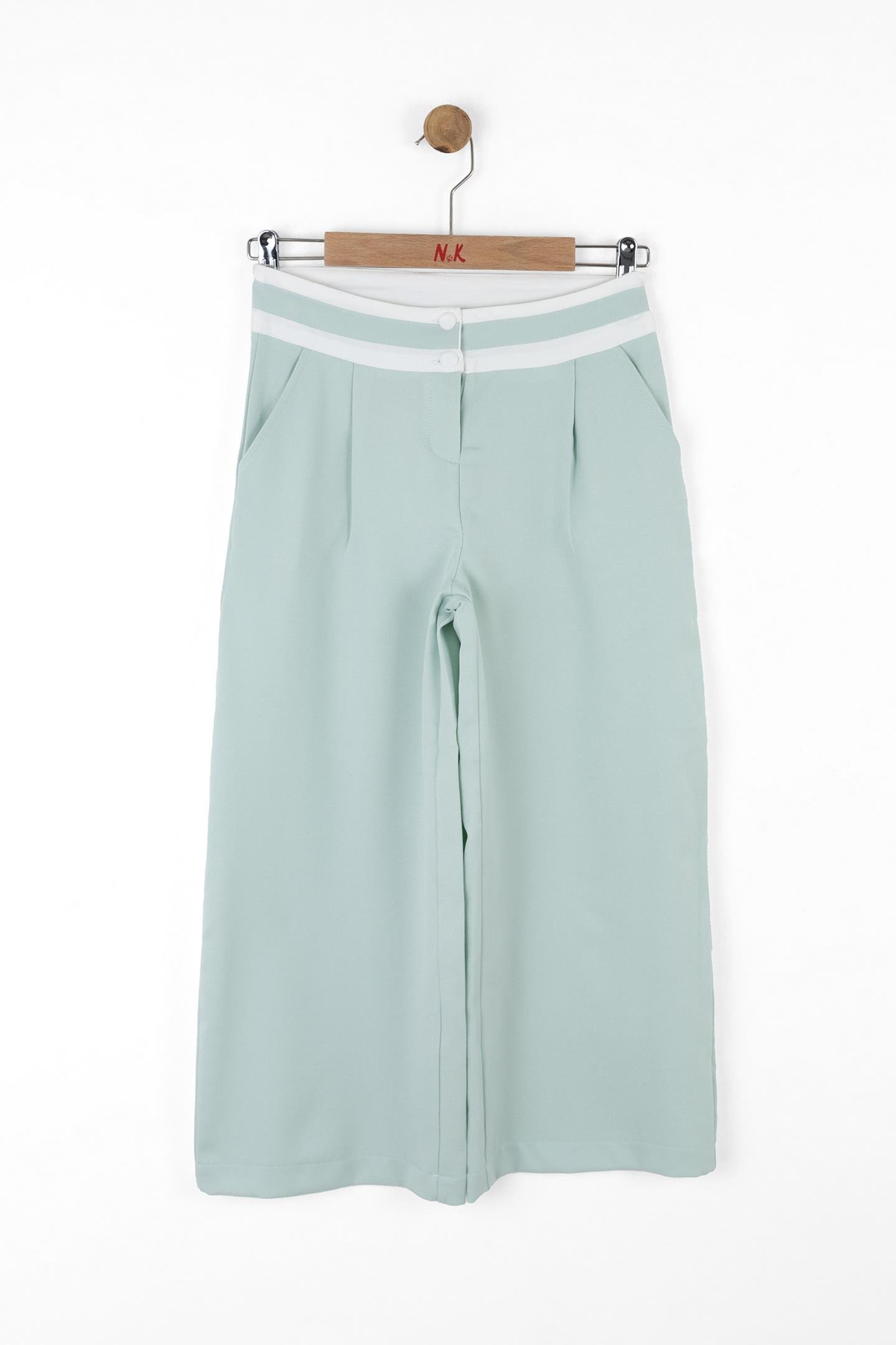 Nk Kız Çocuk Pensli Pantolon 8-14Yaş Mint