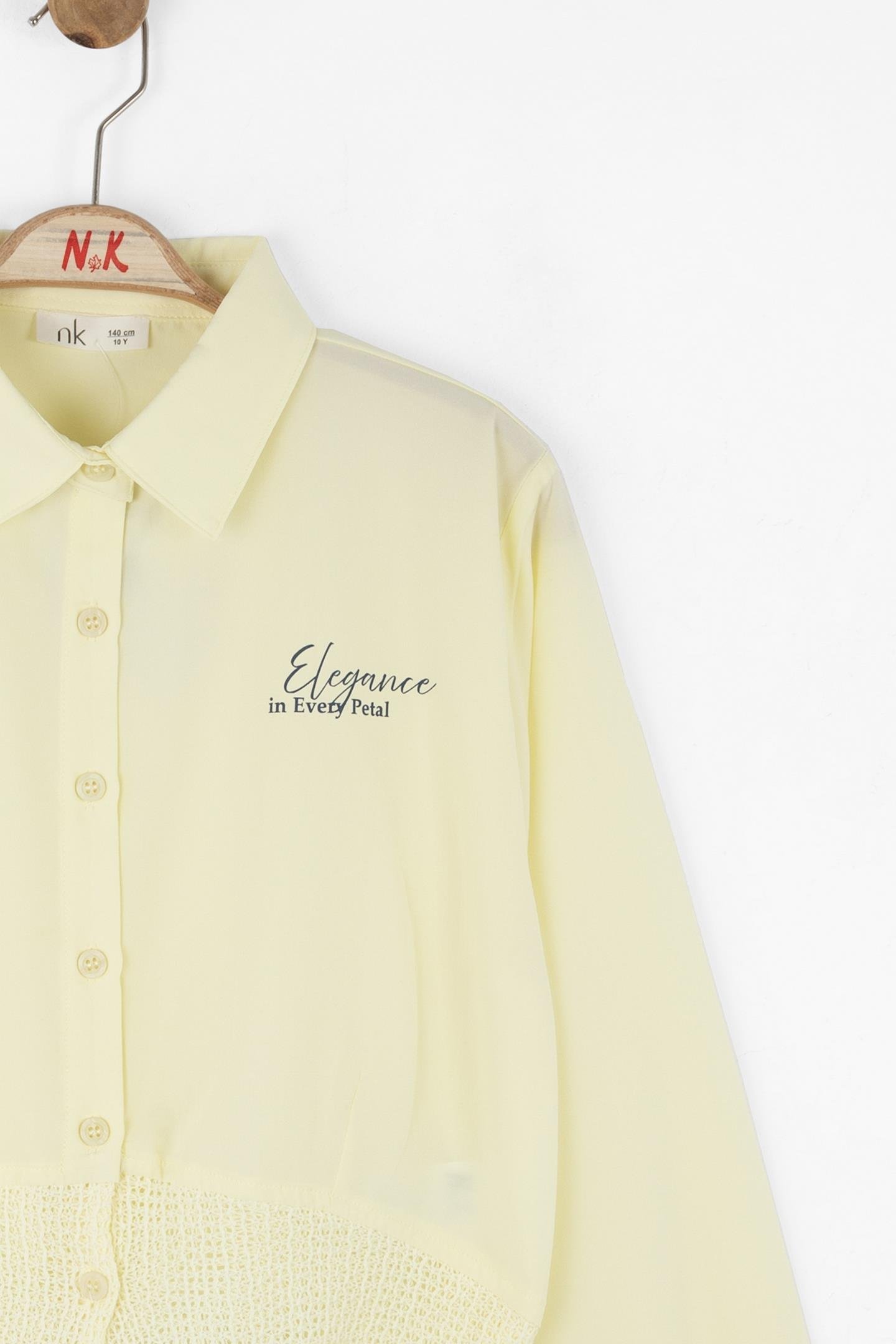 Nk Kız Çocuk Petal Gömlek 10-16Yaş Sarı