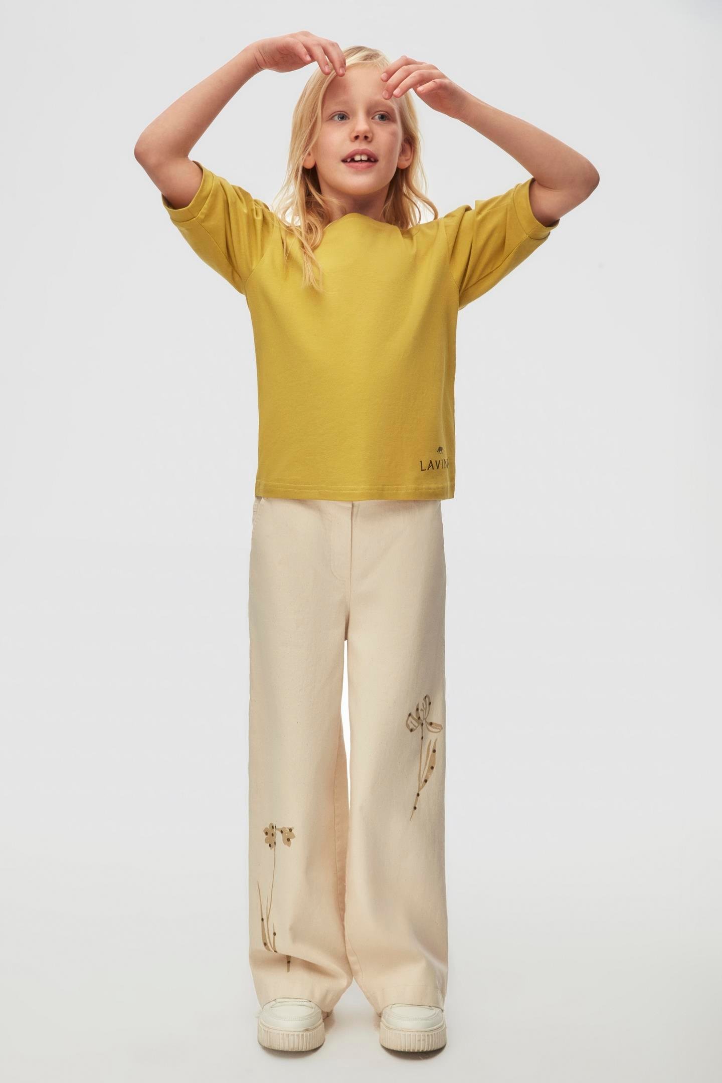 Nk Kız Çocuk Petunia Pantolon 8-14 Yaş Krem