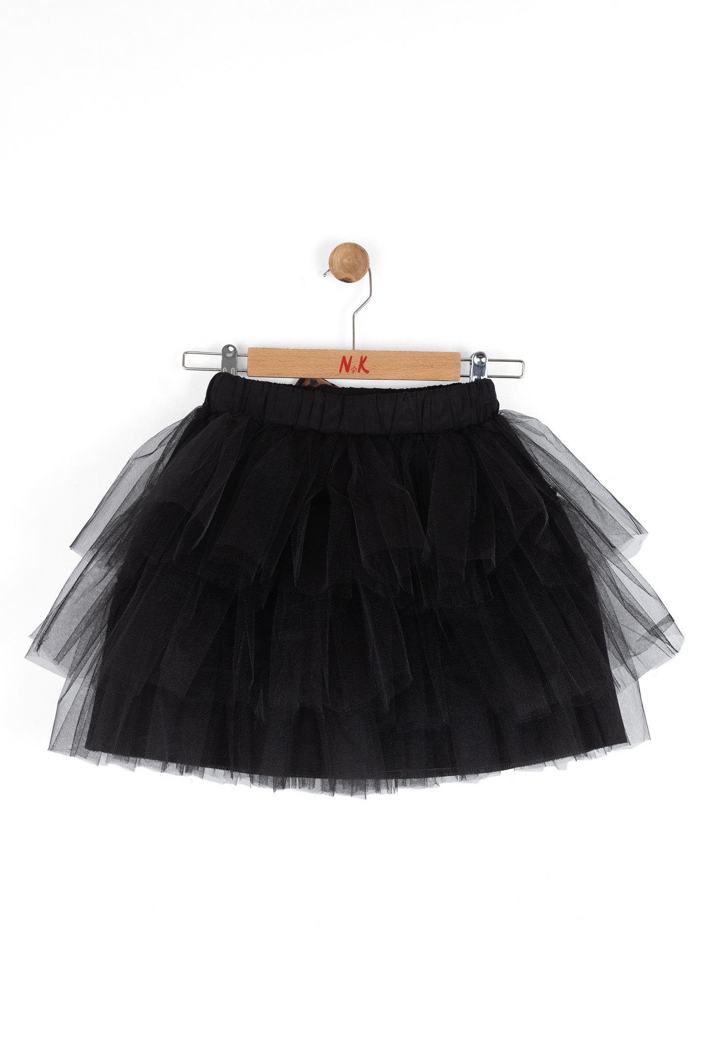 Nk Kız Çocuk Princess Etek 4-8 Yaş Siyah