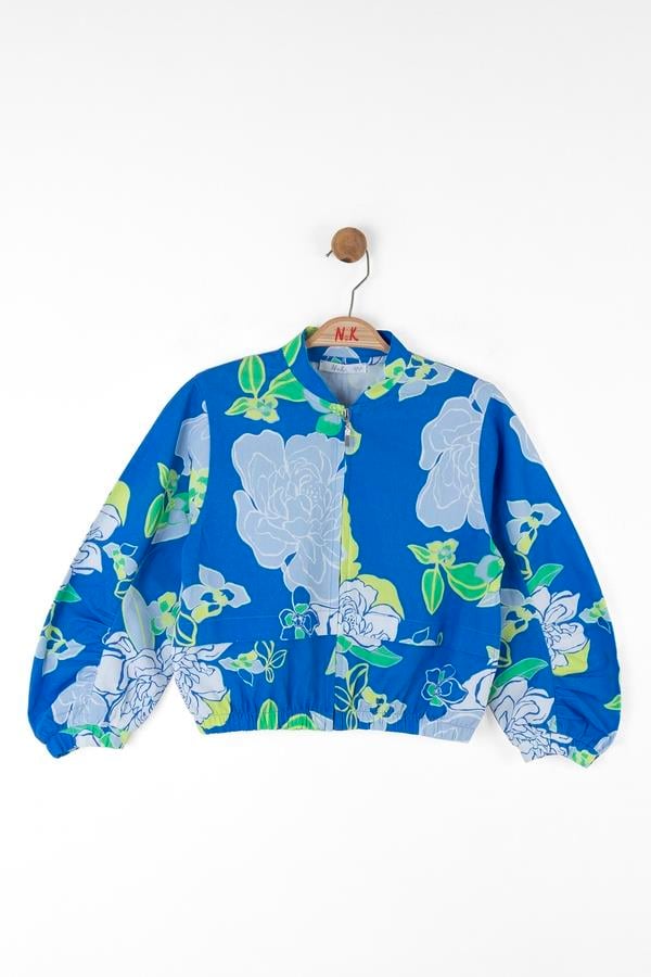 Nk Kız Çocuk Purple Ceket 8-14 Yaş Mavi